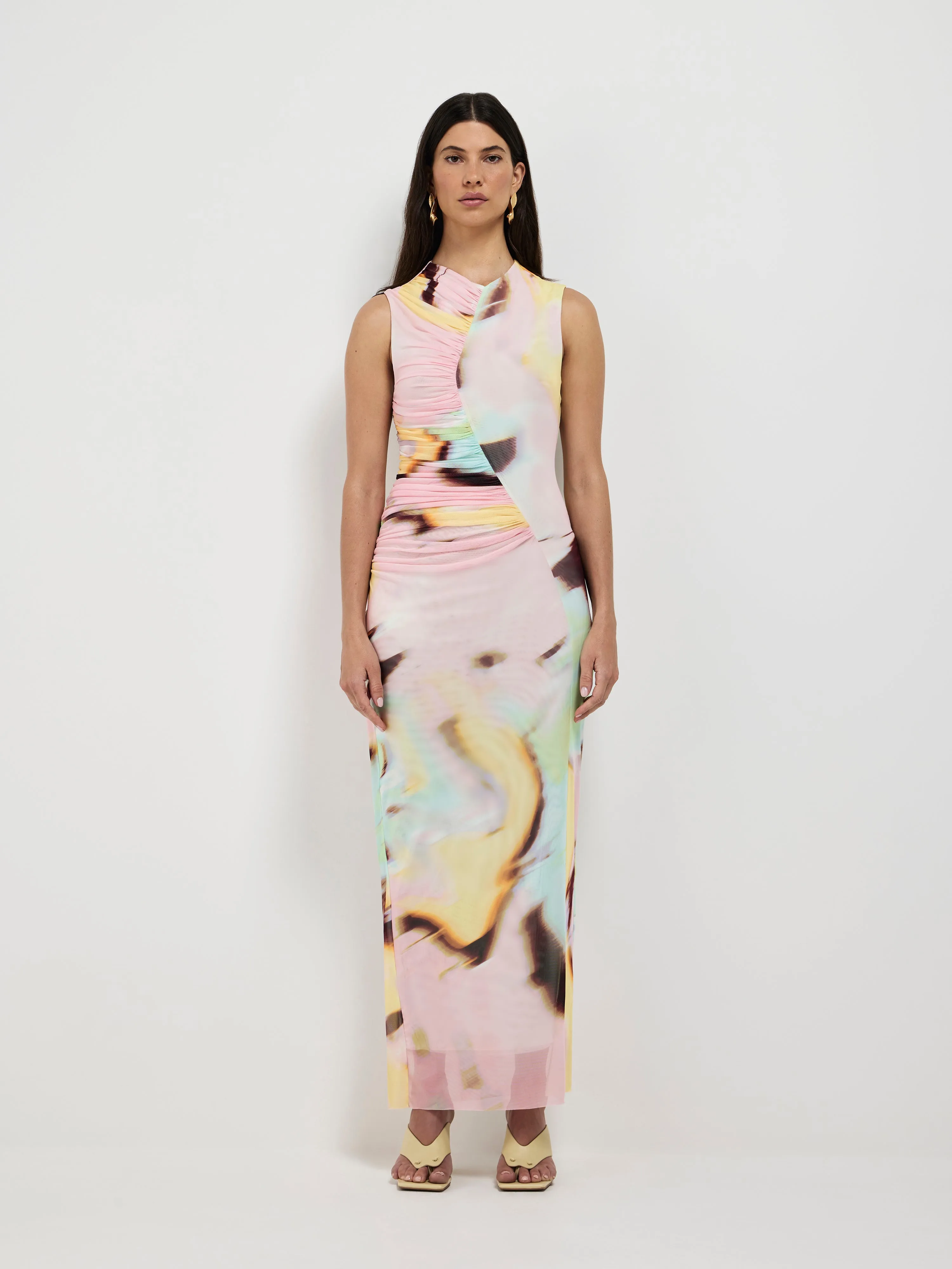 KAIA MESH MIDI DRESS sold by Sheike product image thumbnail 2