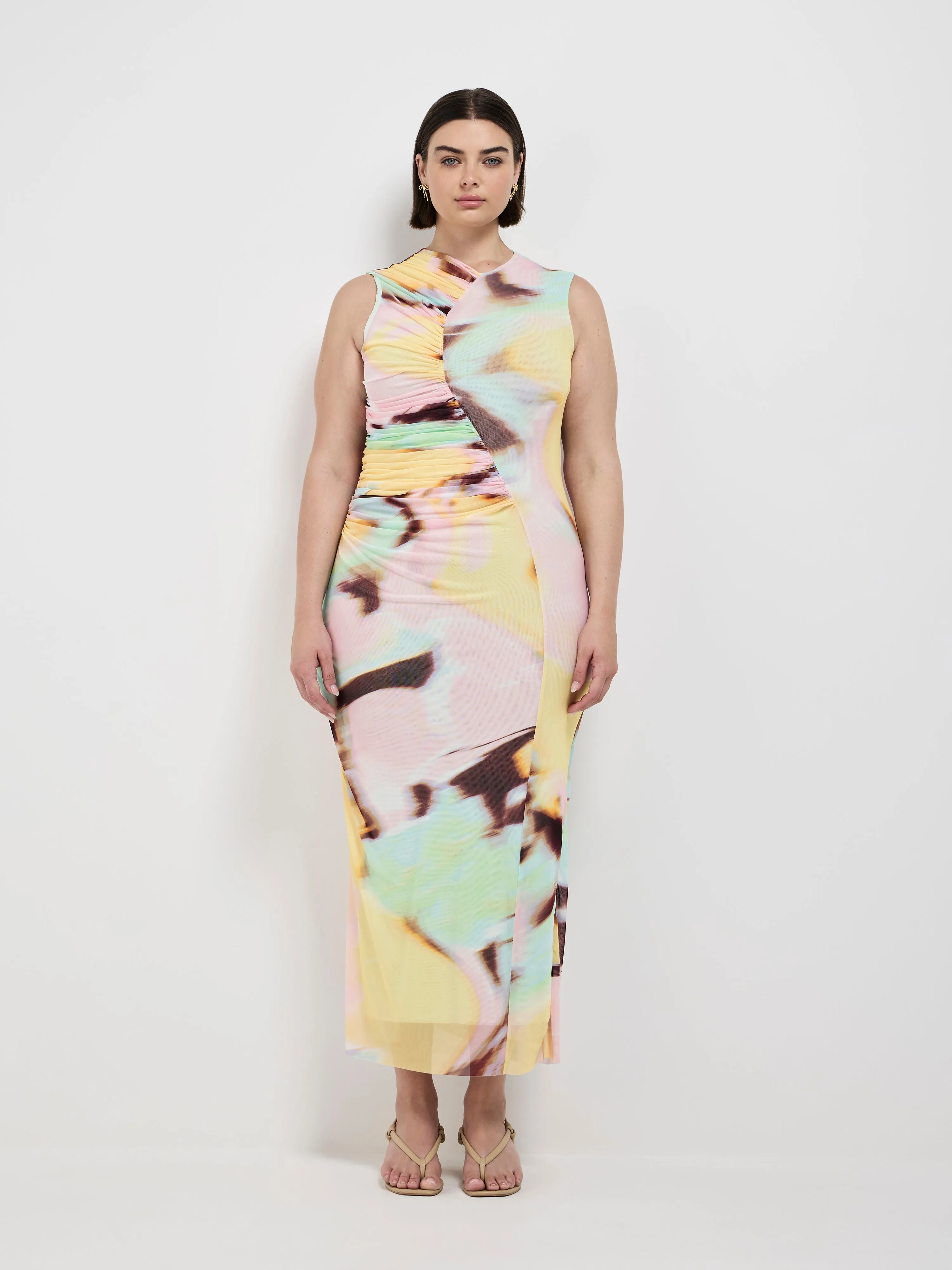 KAIA MESH MIDI DRESS sold by Sheike product image thumbnail 4
