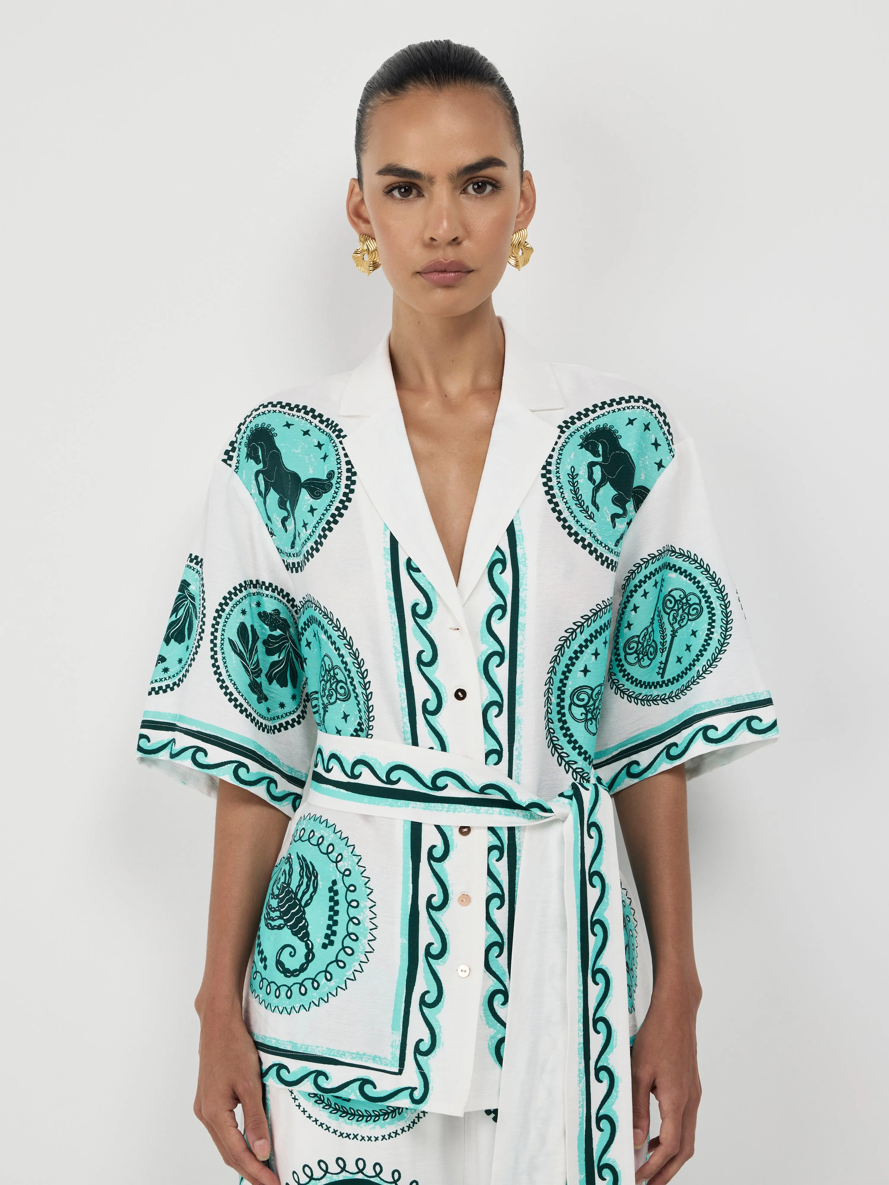 CELESTIAL TILE SHIRT sold by Sheike