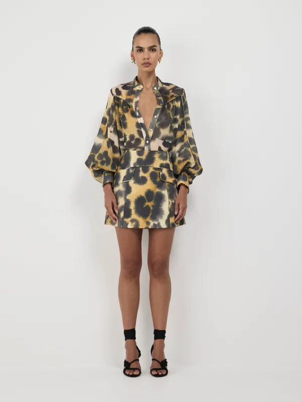 FELINE MINI SKIRT made by Sheike