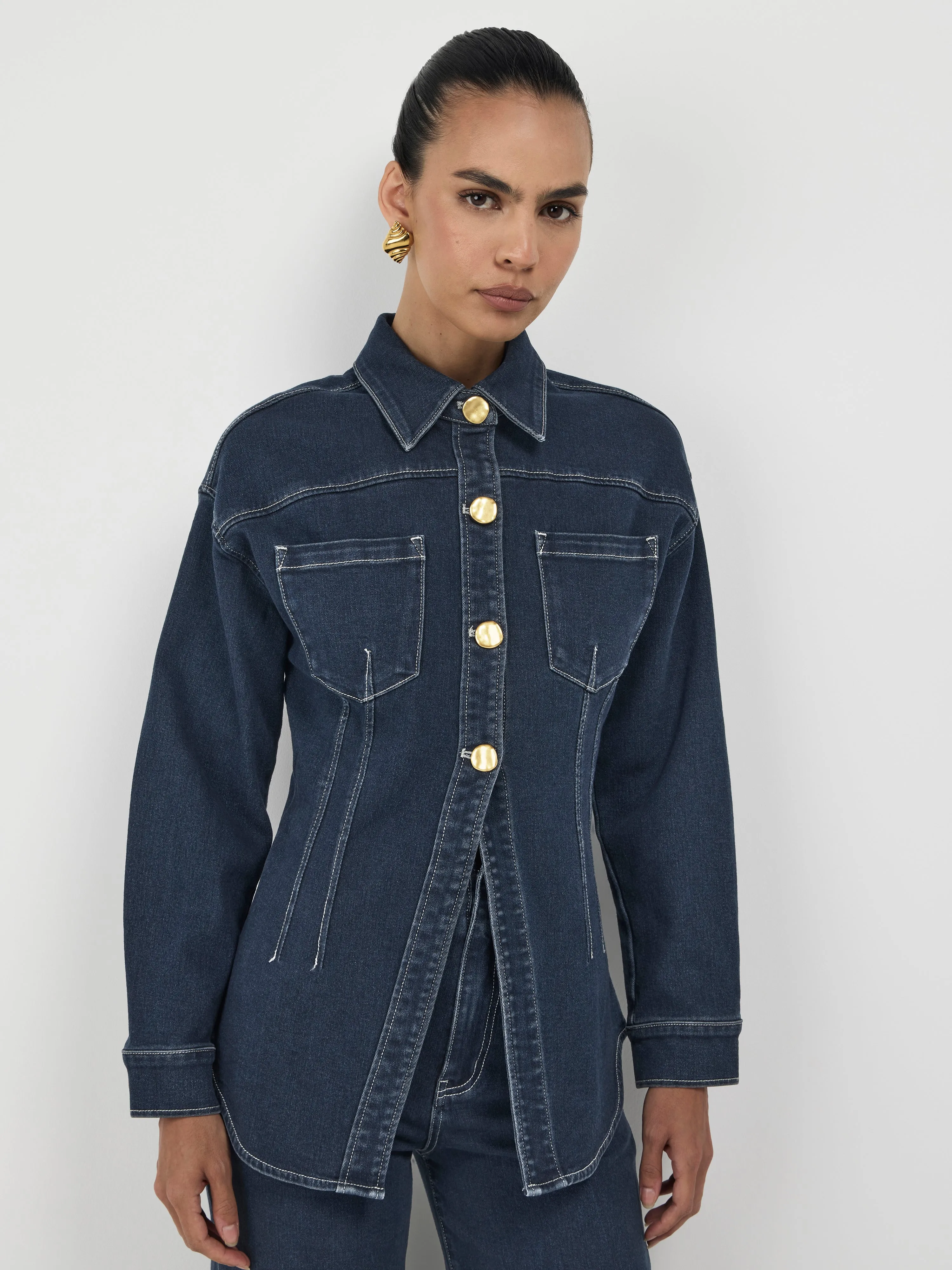 BROADWAY DENIM SHIRT sold by Sheike product image thumbnail 2