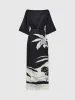 MIDNIGHT PALMS DRESS sold by Sheike