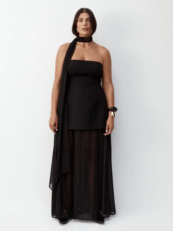 The Great Gatsby x Unique Vintage Plus Size Black Sequin