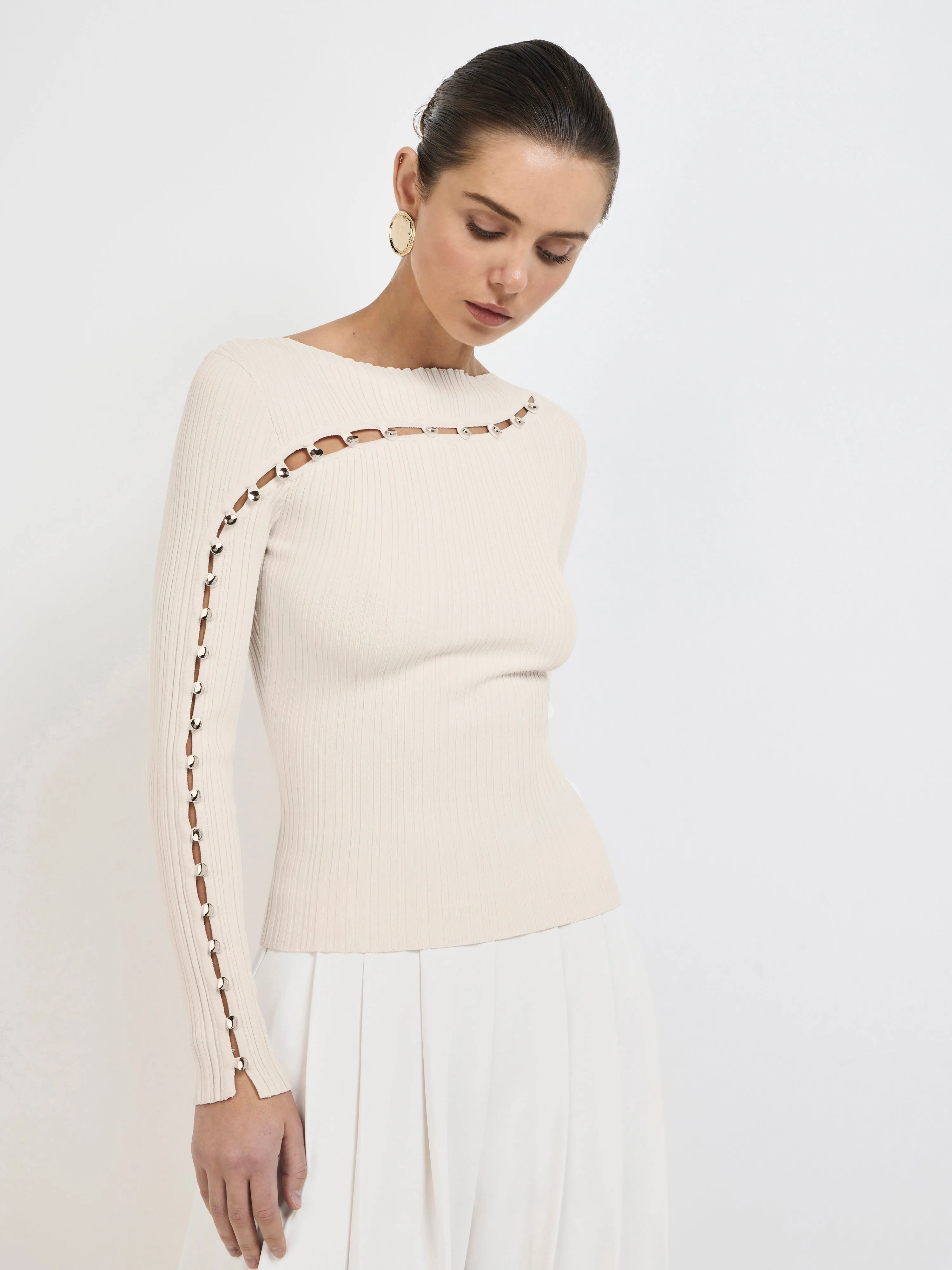 CLAUDETTE KNIT TOP sold by Sheike