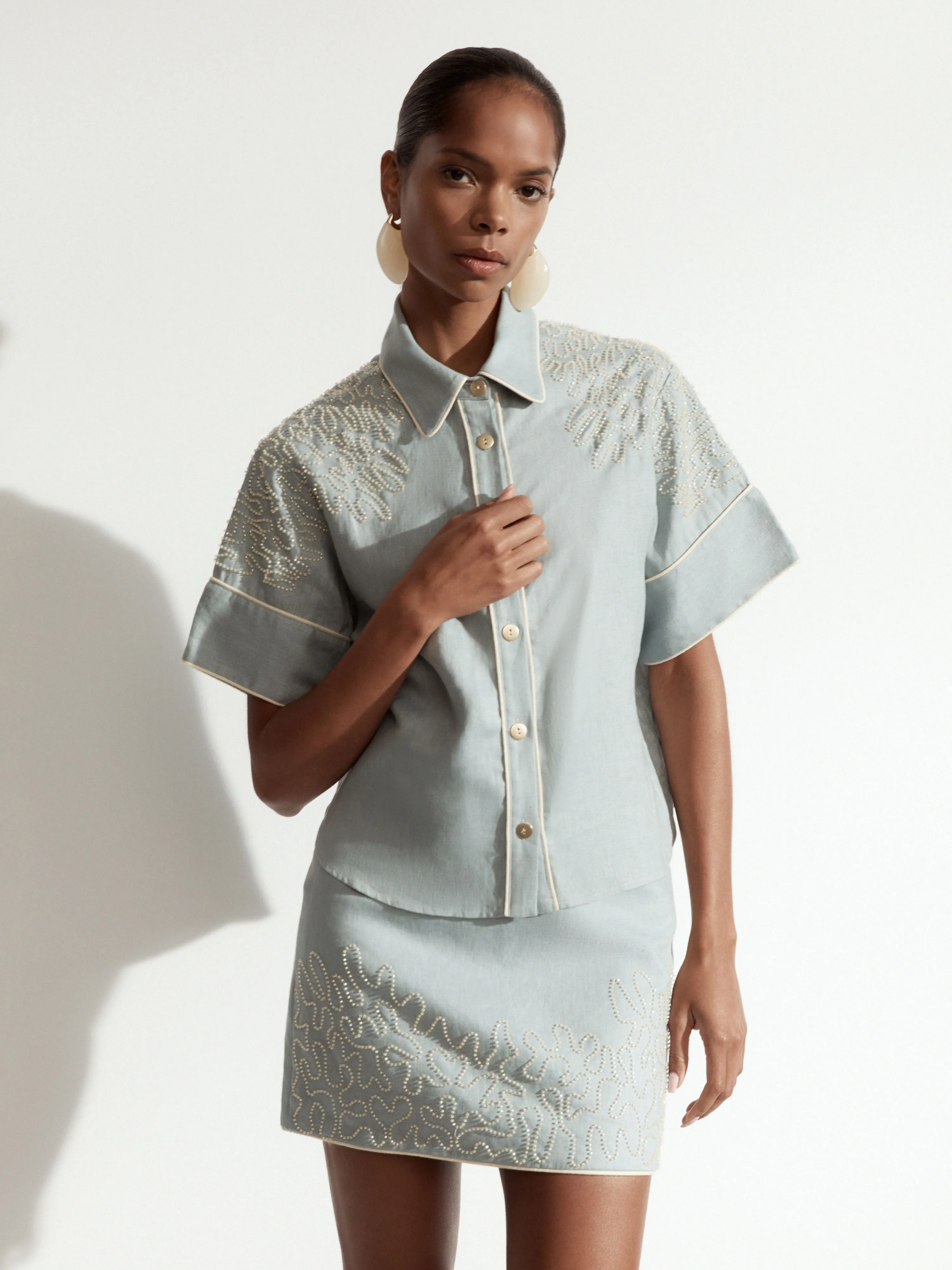 ROMY BEADED SHIRT sold by Sheike product image thumbnail 2