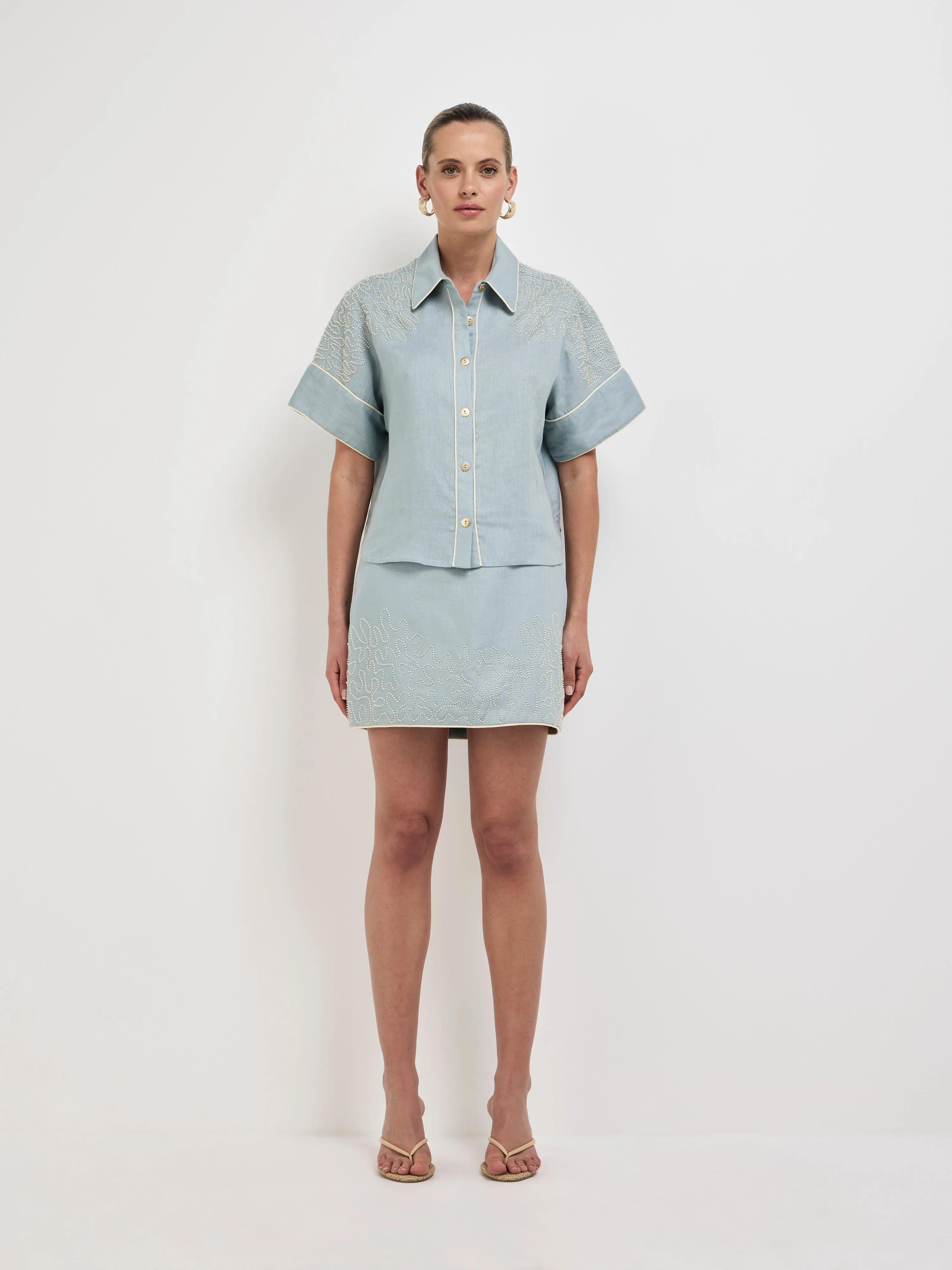 ROMY BEADED SHIRT sold by Sheike product image thumbnail 3