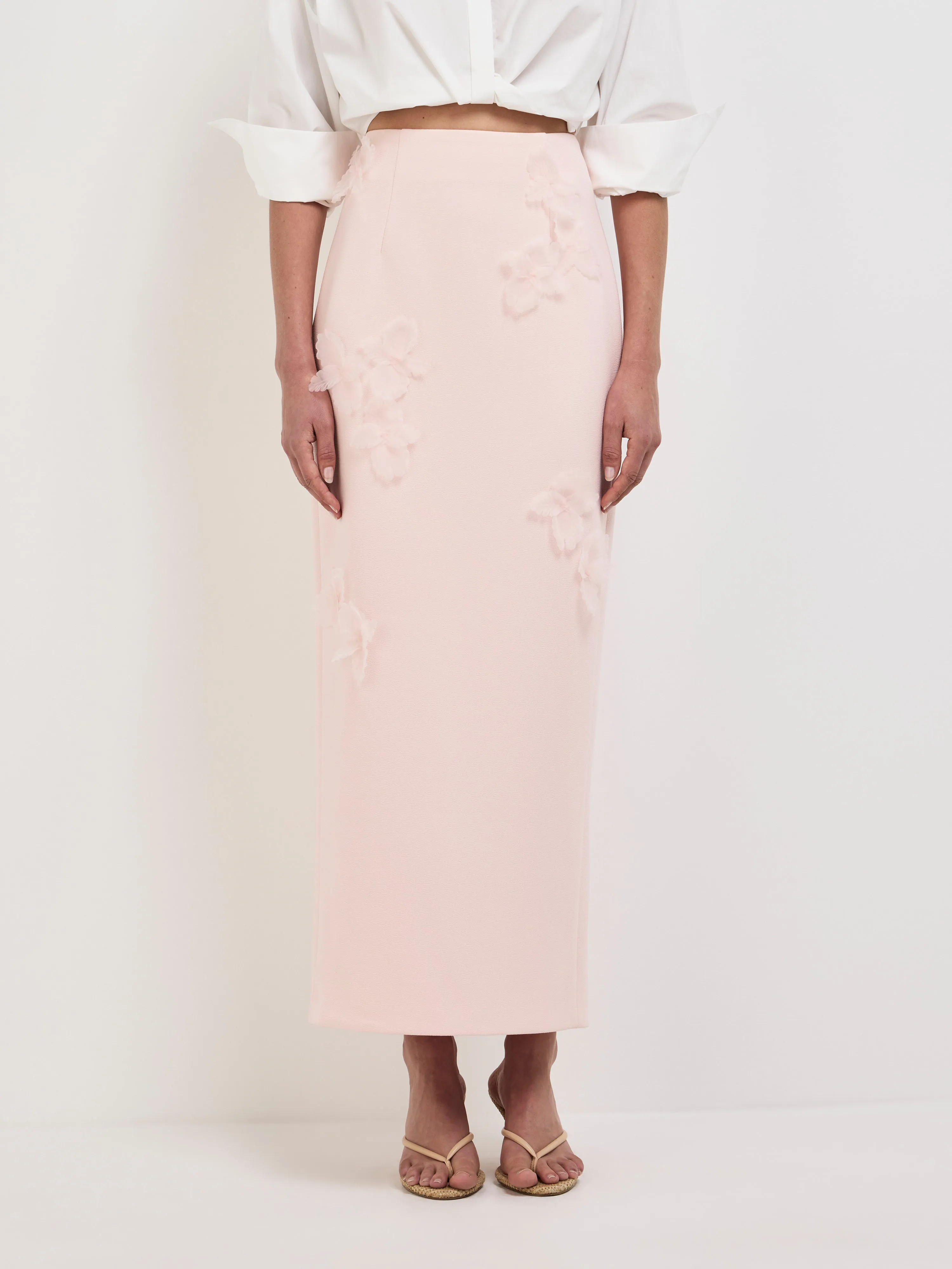 LA FLEUR MIDI SKIRT sold by Sheike