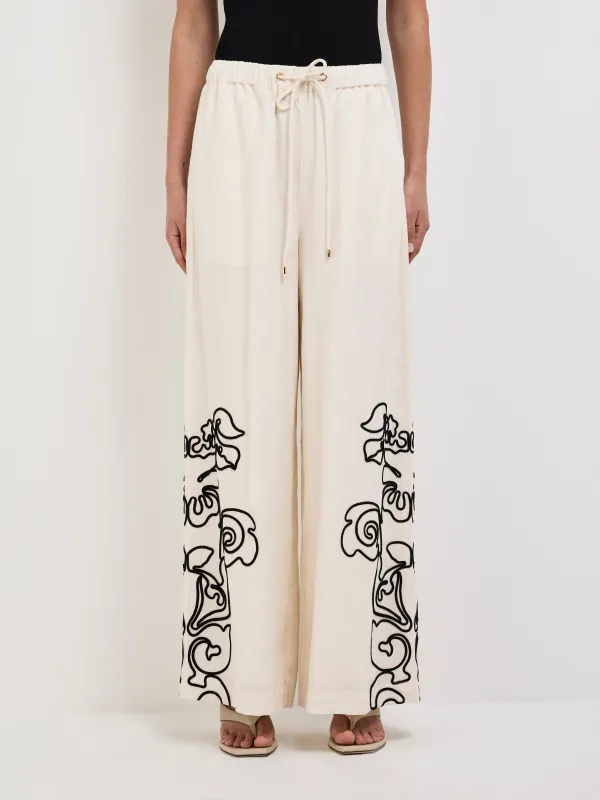 OUTLINE FLORAL PANT sold by Sheike