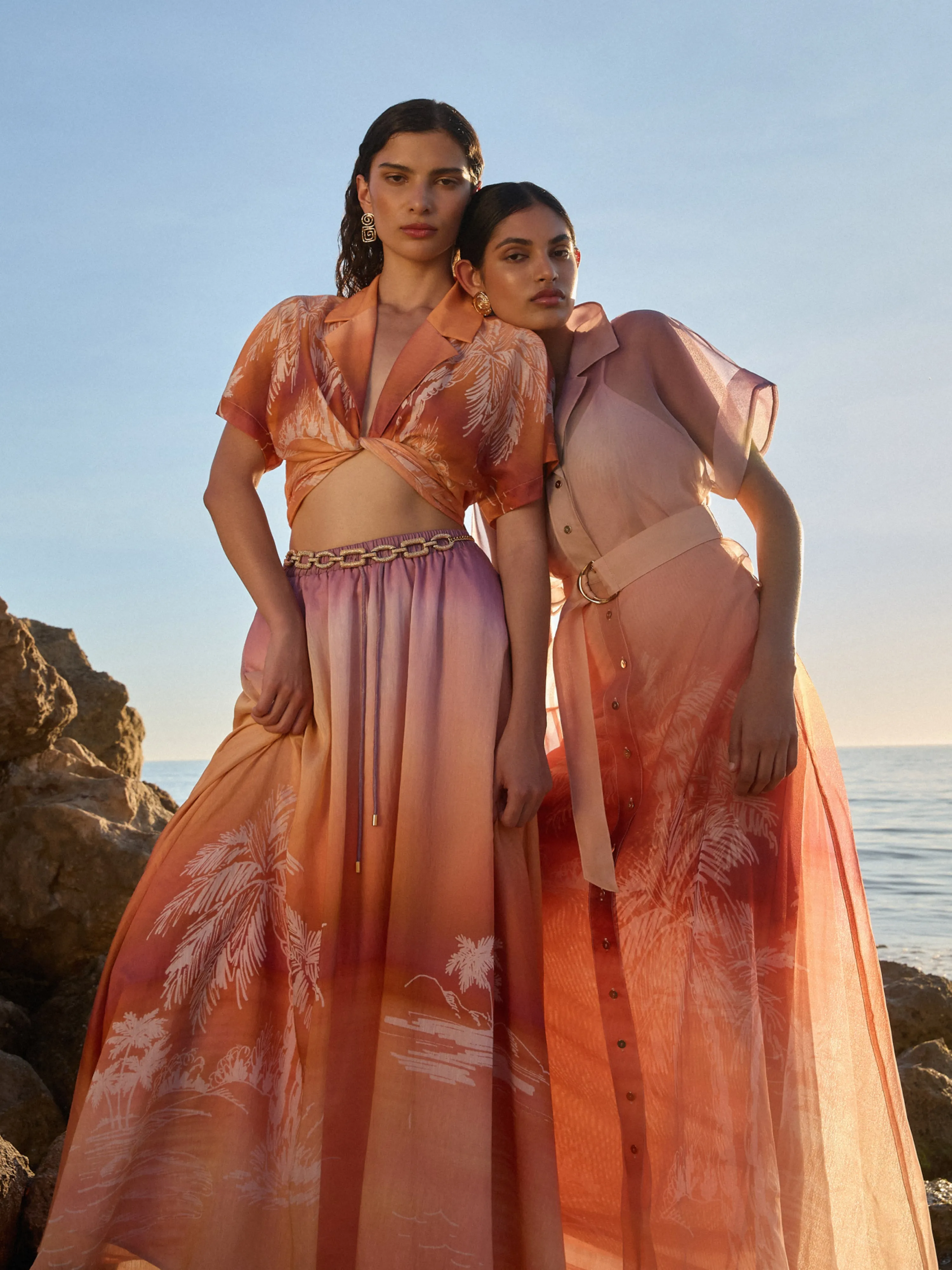 SUNSET PALMS SKIRT sold by Sheike product image thumbnail 2