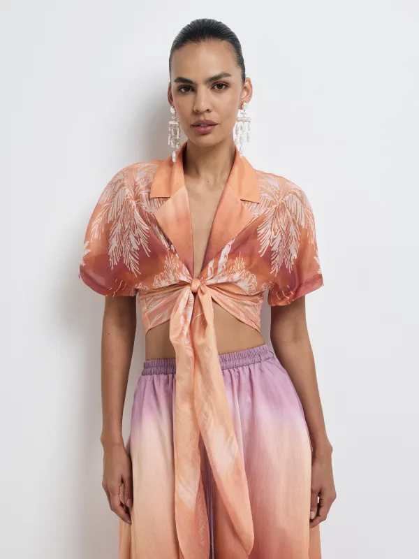 SUNSET PALMS SHIRT sold by Sheike