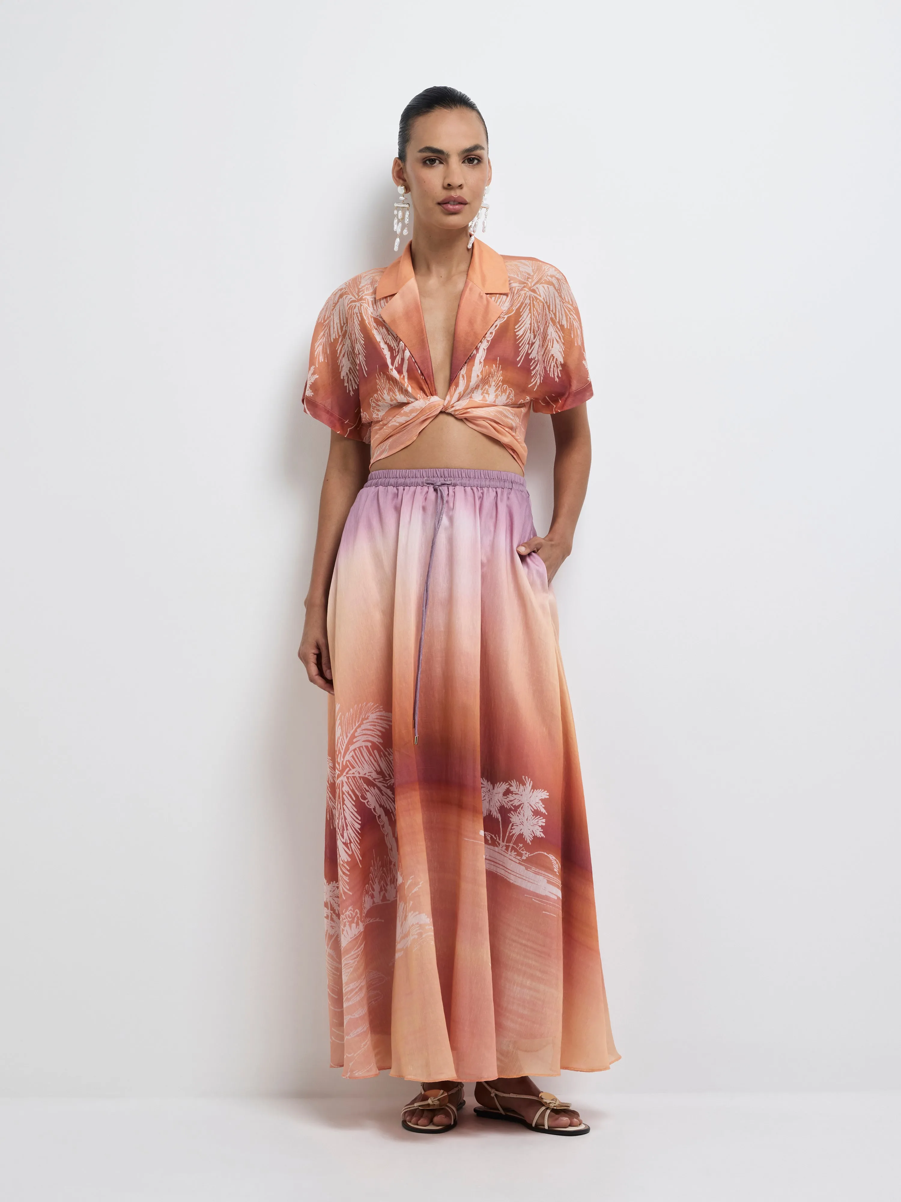 SUNSET PALMS SHIRT sold by Sheike product image thumbnail 3