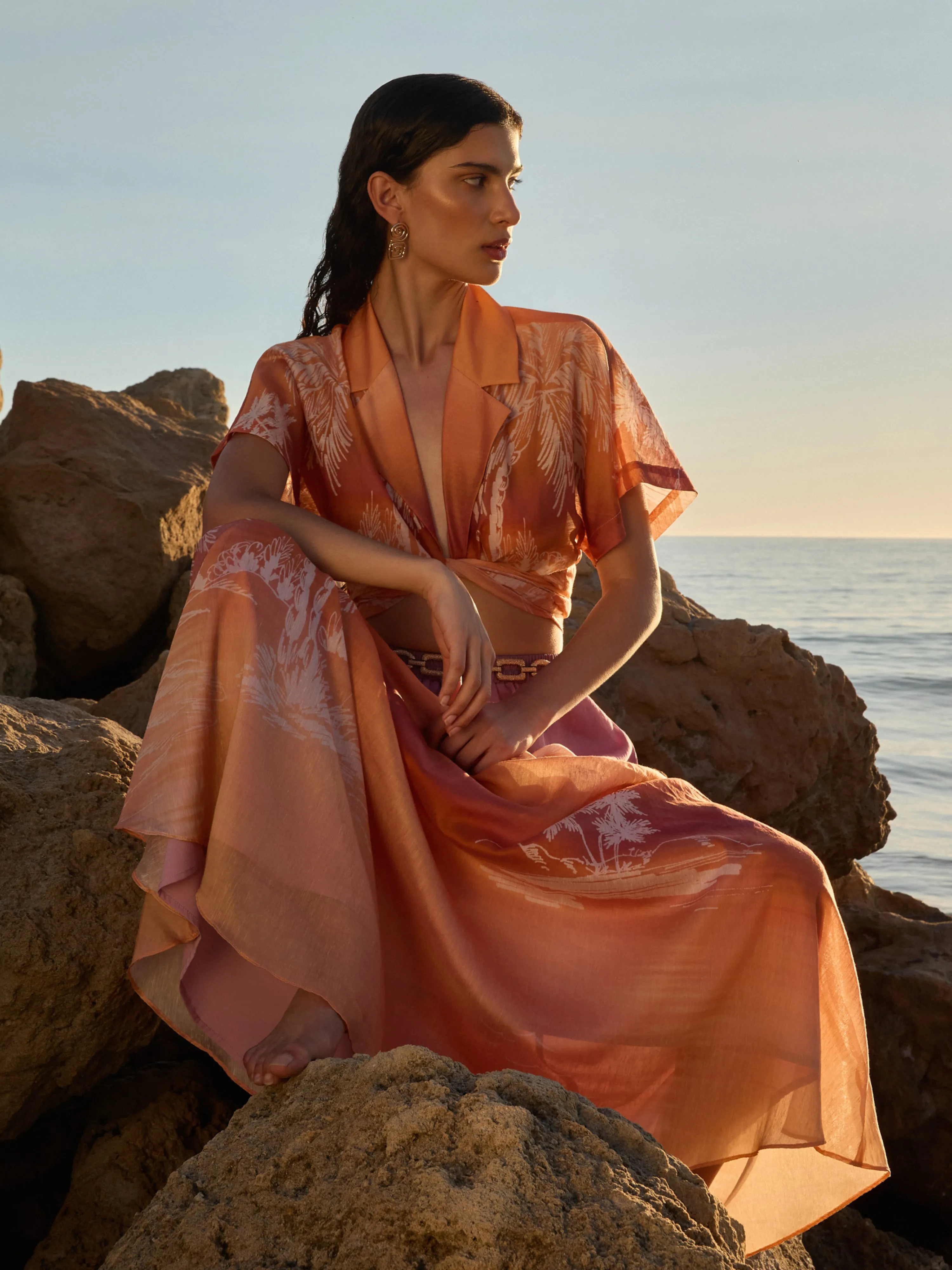 SUNSET PALMS SHIRT sold by Sheike product image thumbnail 2