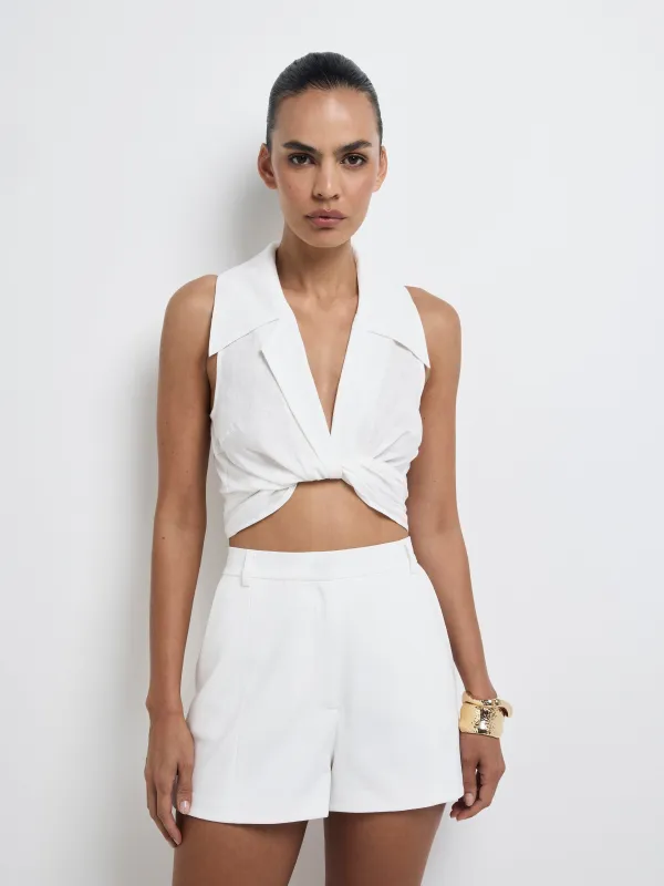 FRANKIE LINEN TOP sold by Sheike