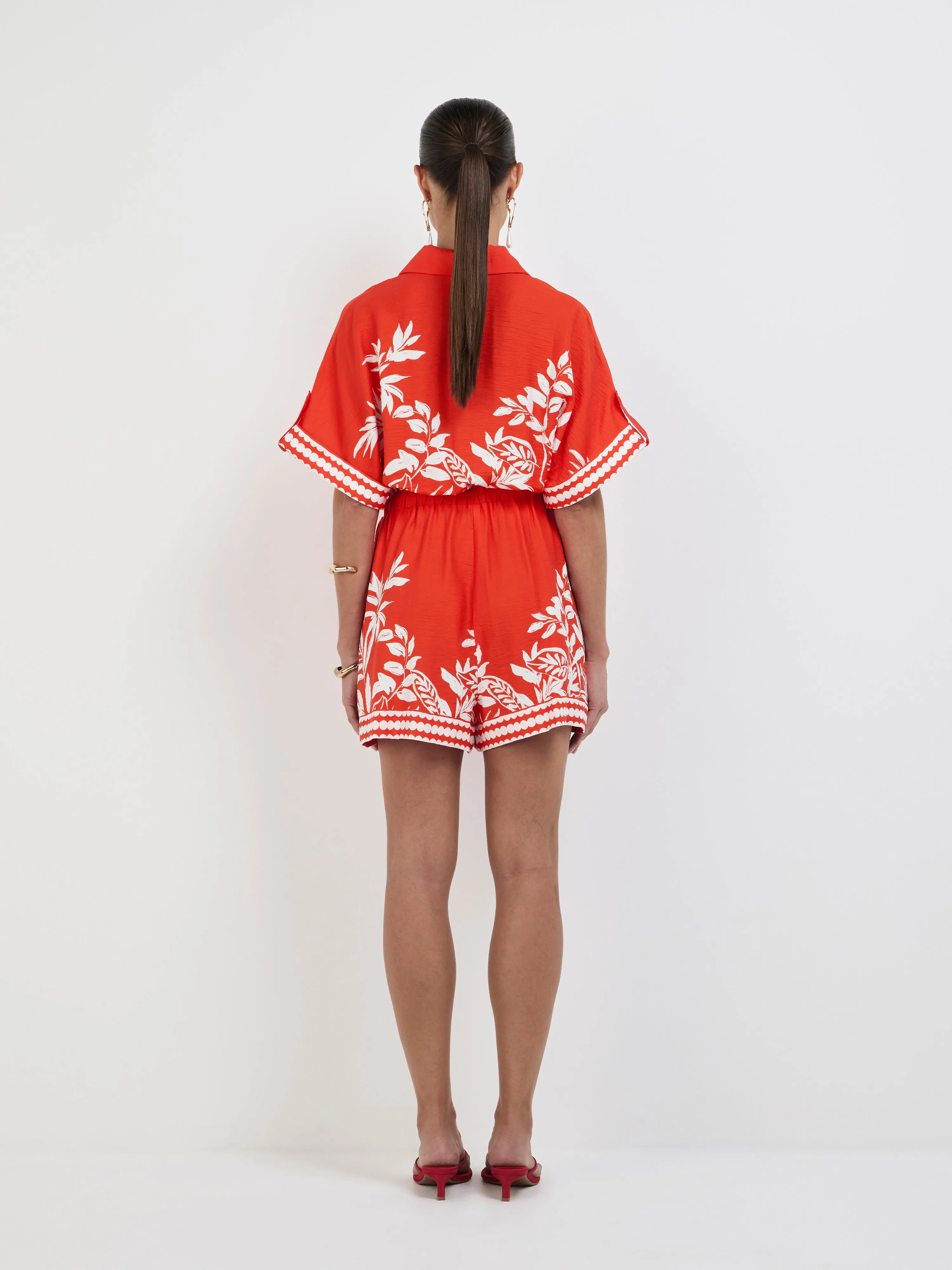 RAVELLO PALM PLAYSUIT sold by Sheike product image thumbnail 5