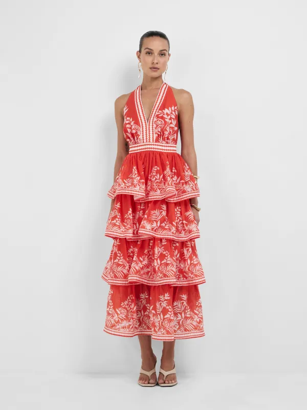 RAVELLO PALM DRESS sold by Sheike