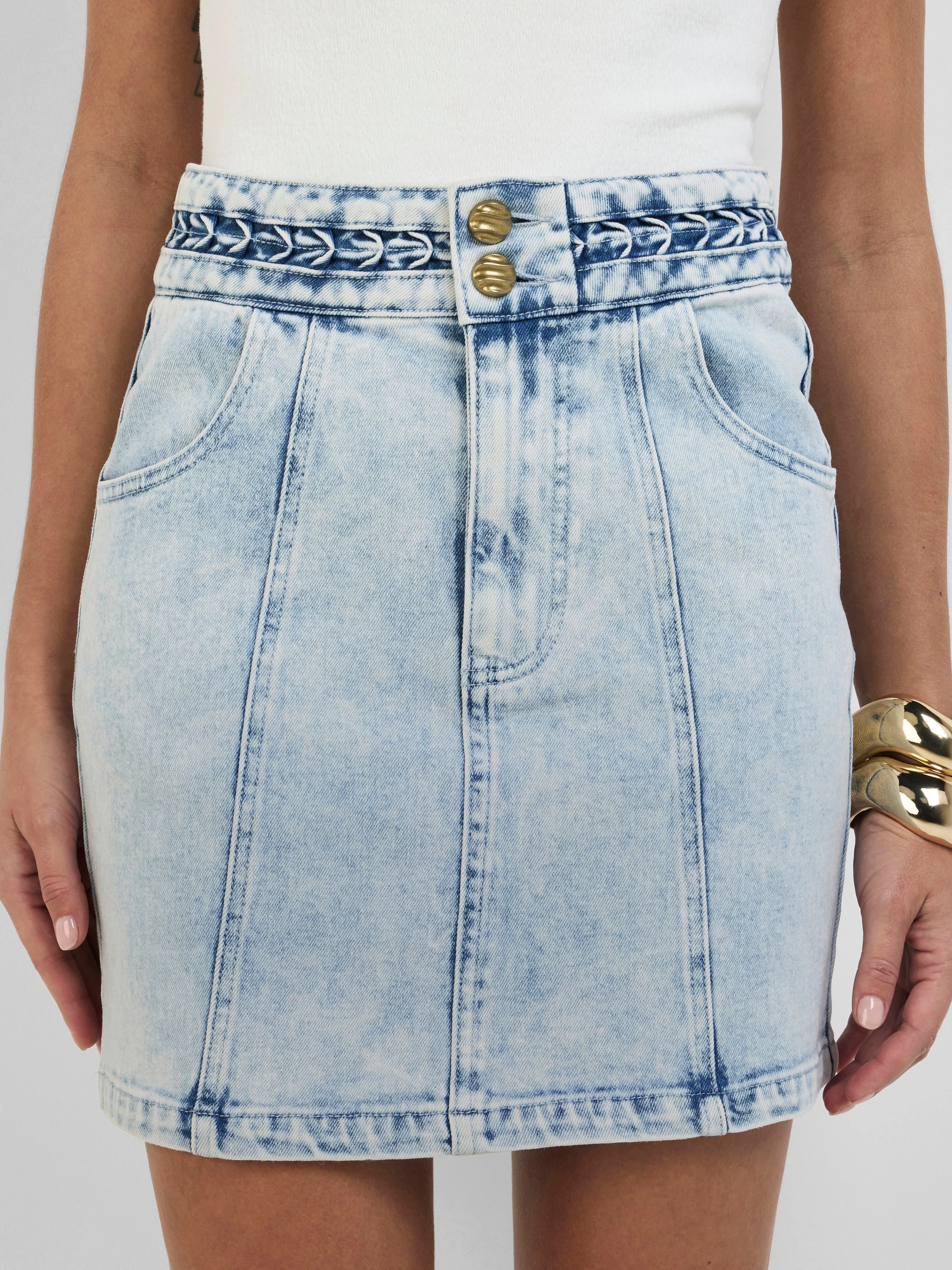 INDIE DENIM SKIRT sold by Sheike product image thumbnail 2