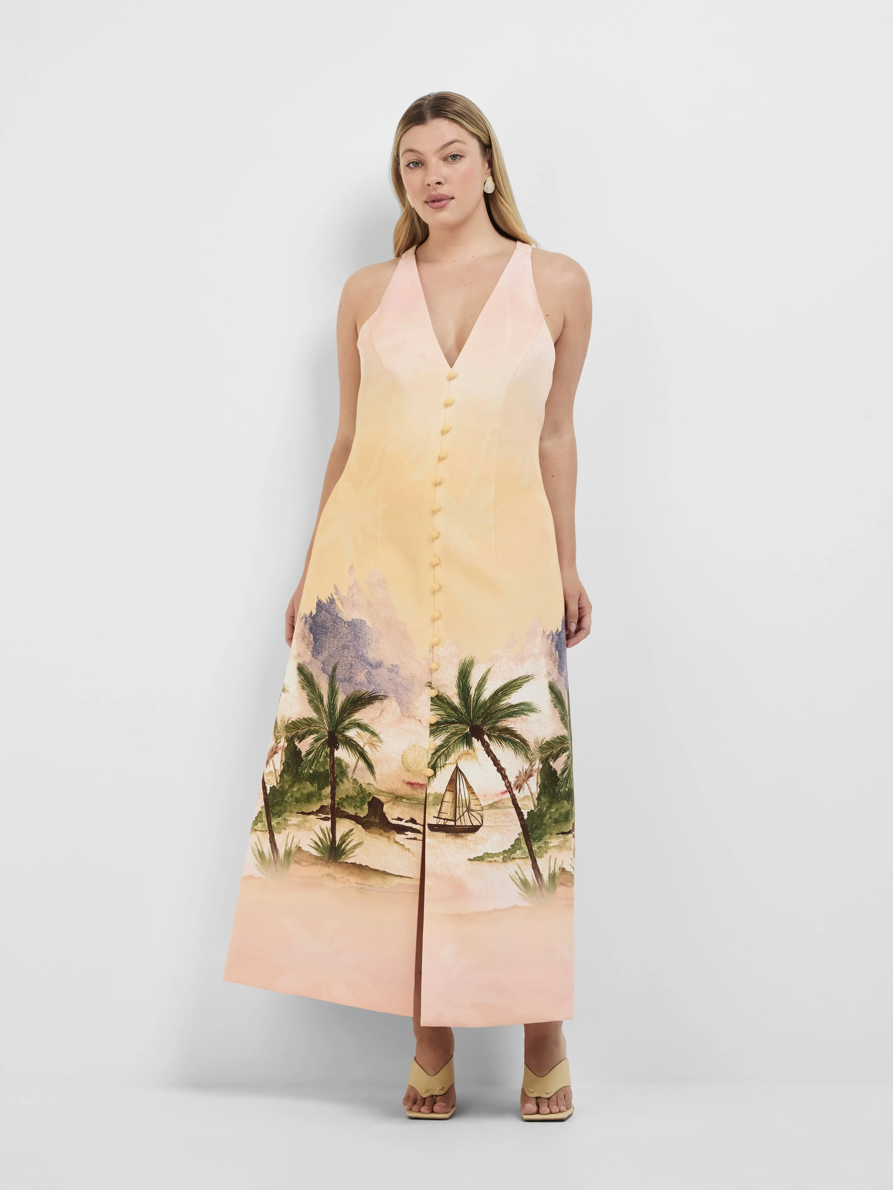 SEASCAPE MIDI DRESS sold by Sheike product image thumbnail 4