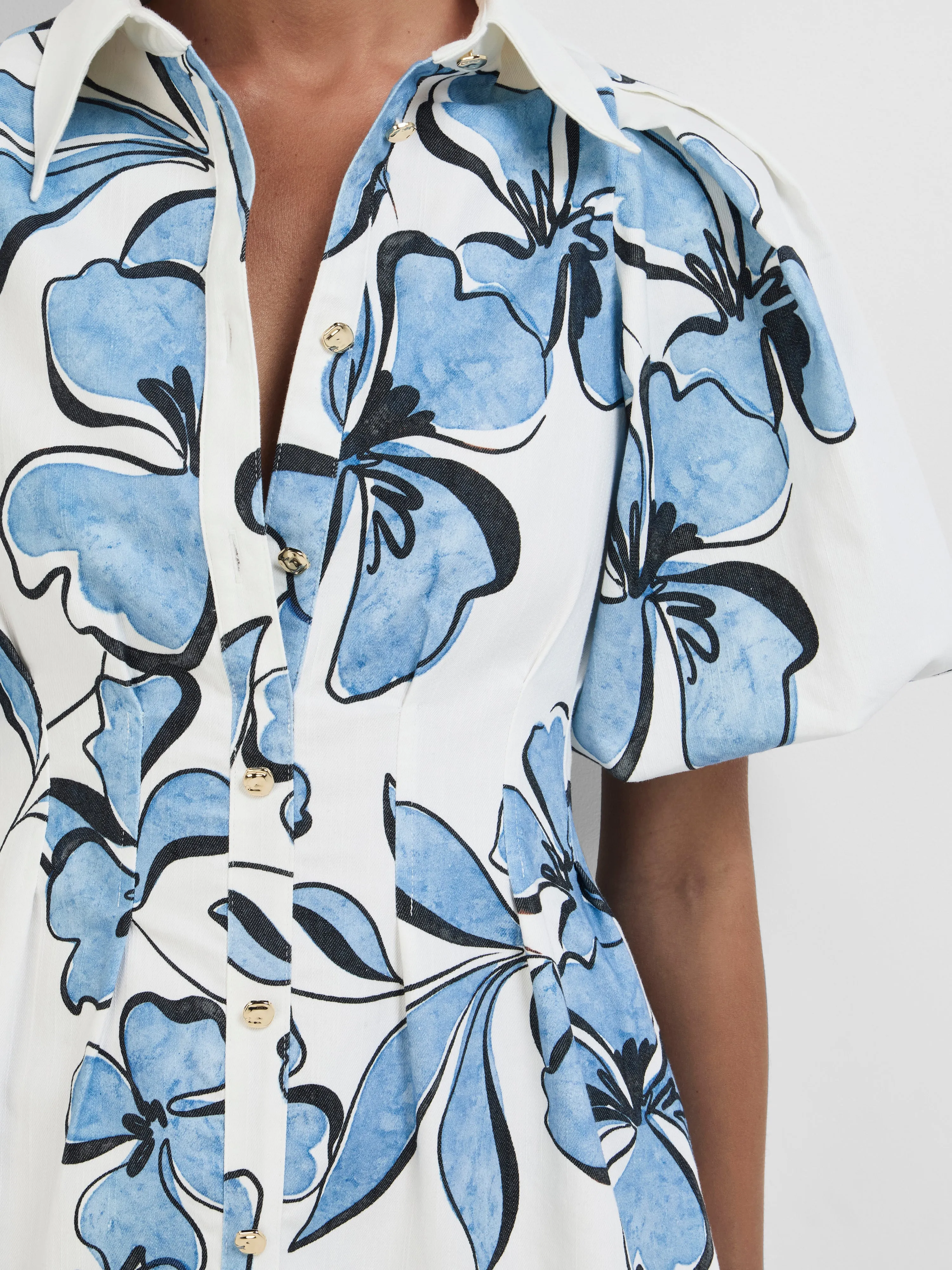 HIBISCUS MINI DRESS sold by Sheike product image thumbnail 4