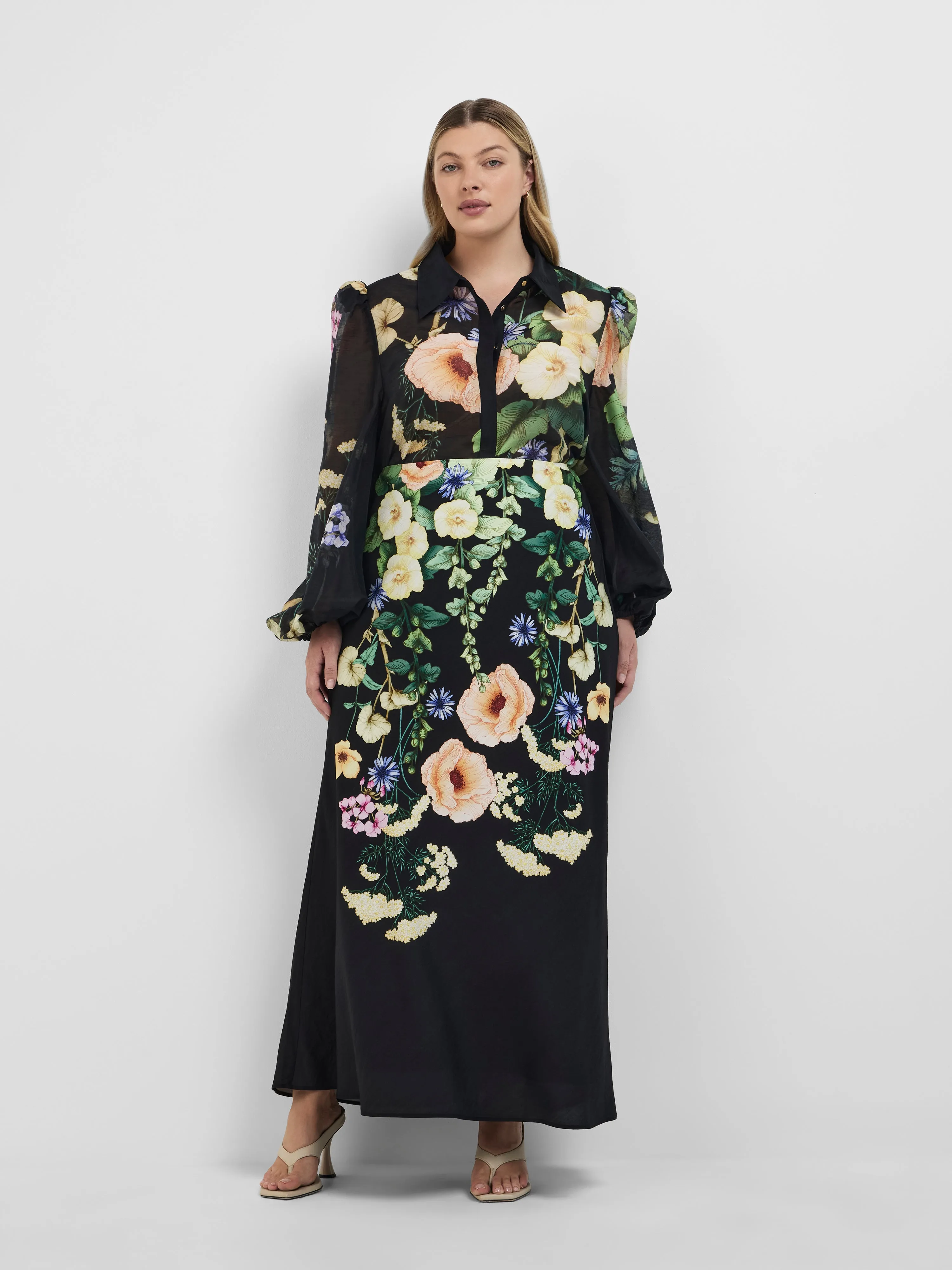 LAYLA BOTANICAL SHIRT sold by Sheike product image thumbnail 4