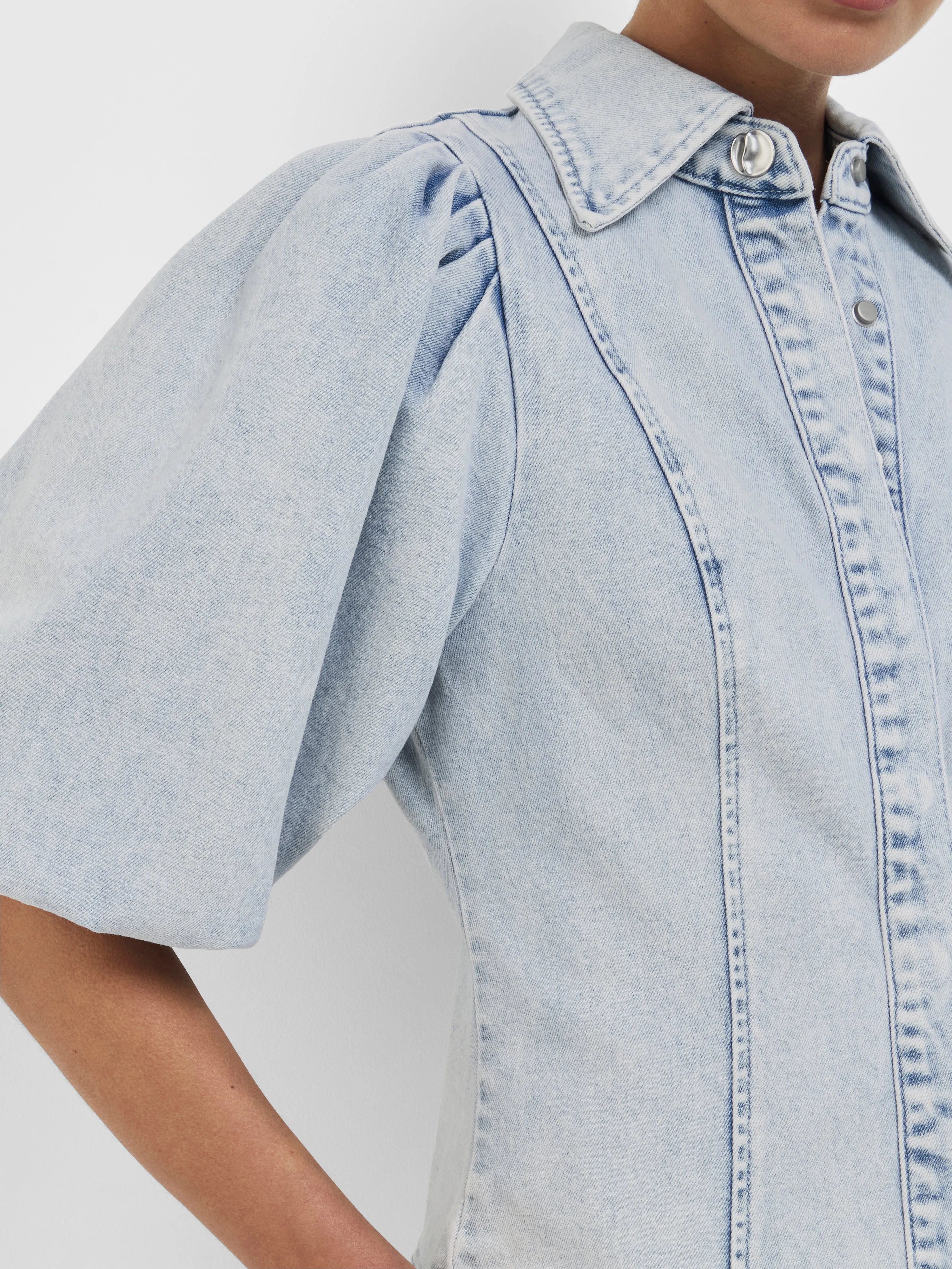 INDIE DENIM SHIRT sold by Sheike product image thumbnail 5