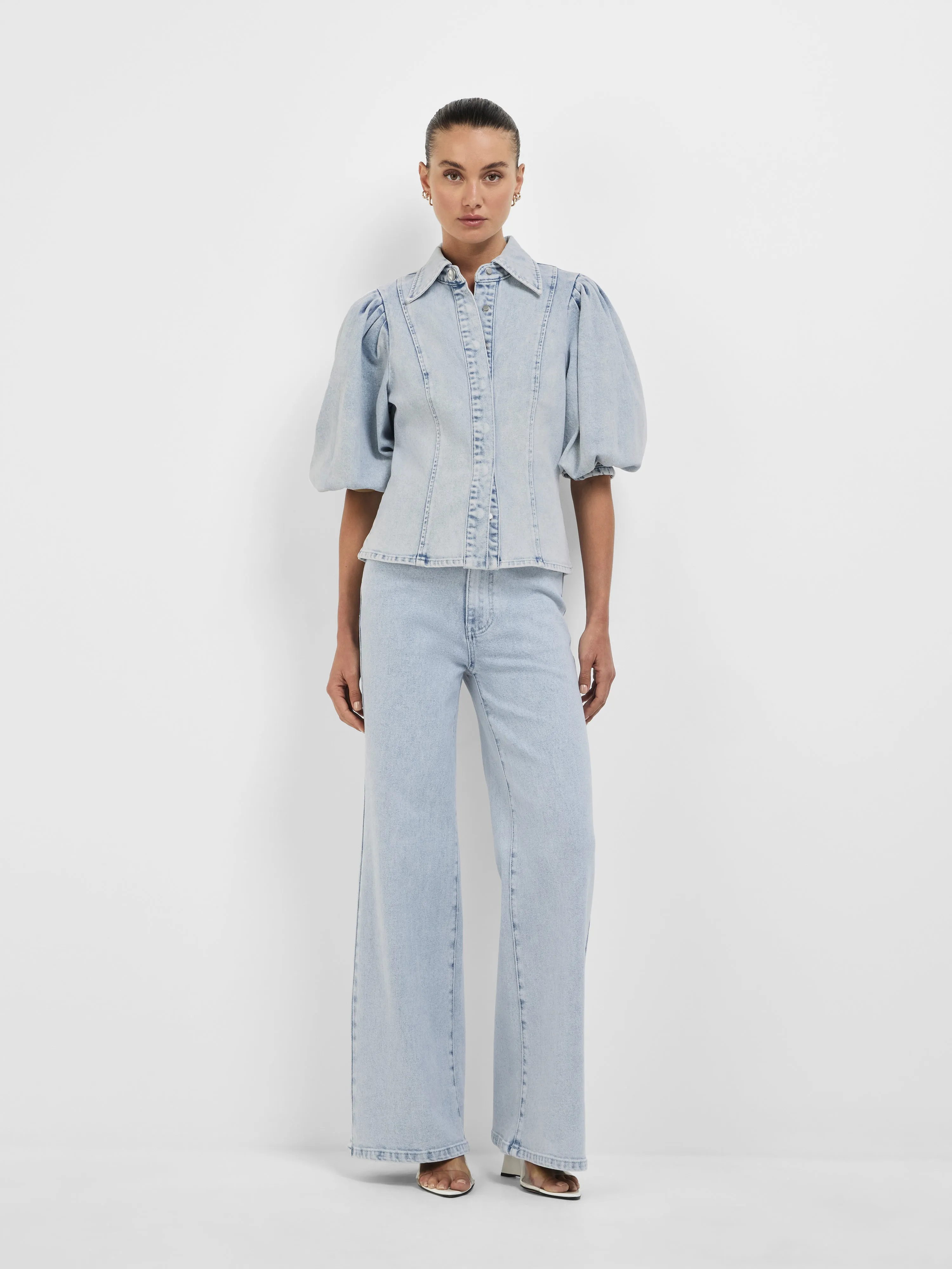 INDIE DENIM SHIRT sold by Sheike product image thumbnail 3