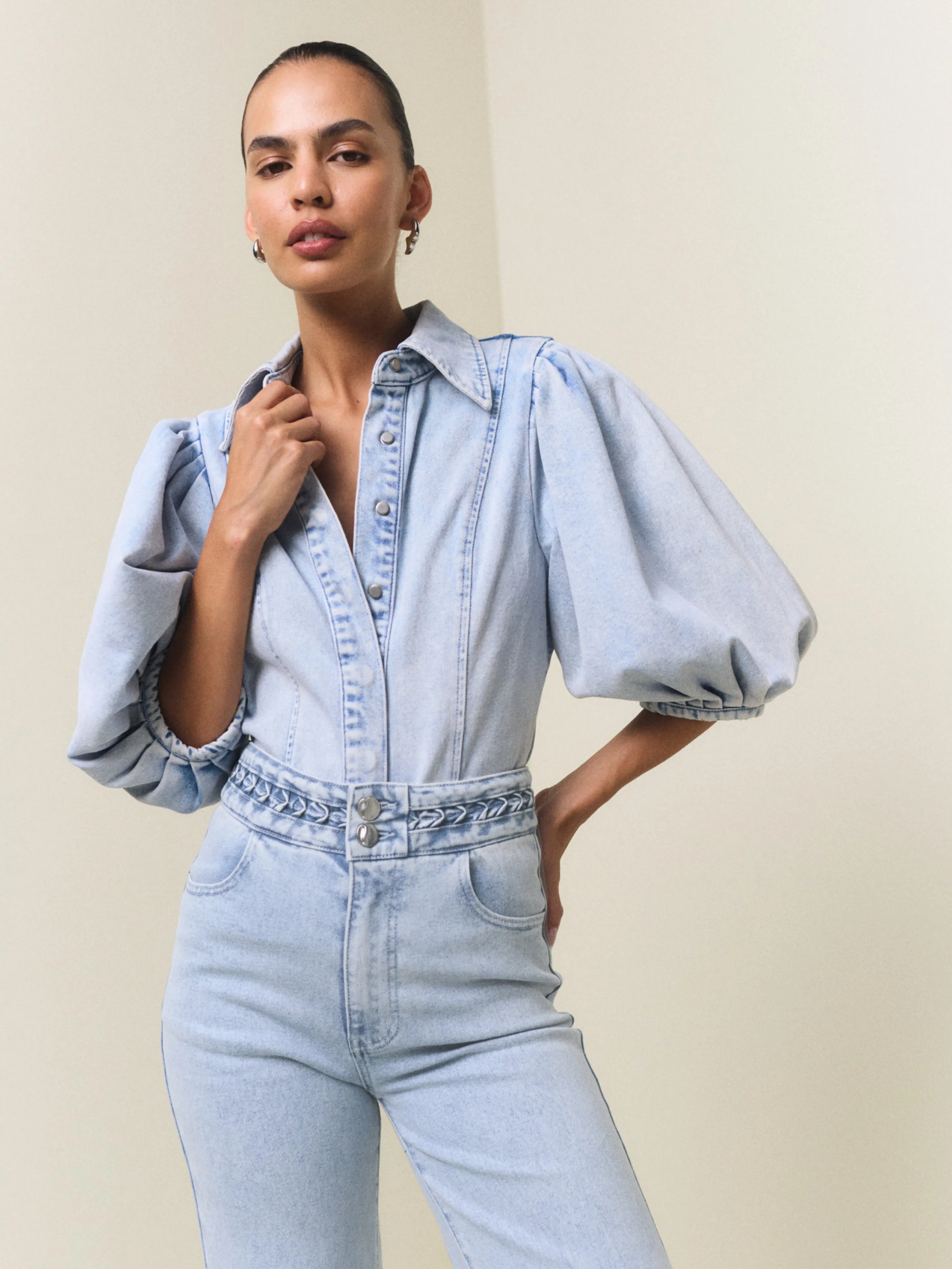 INDIE DENIM SHIRT sold by Sheike product image thumbnail 2