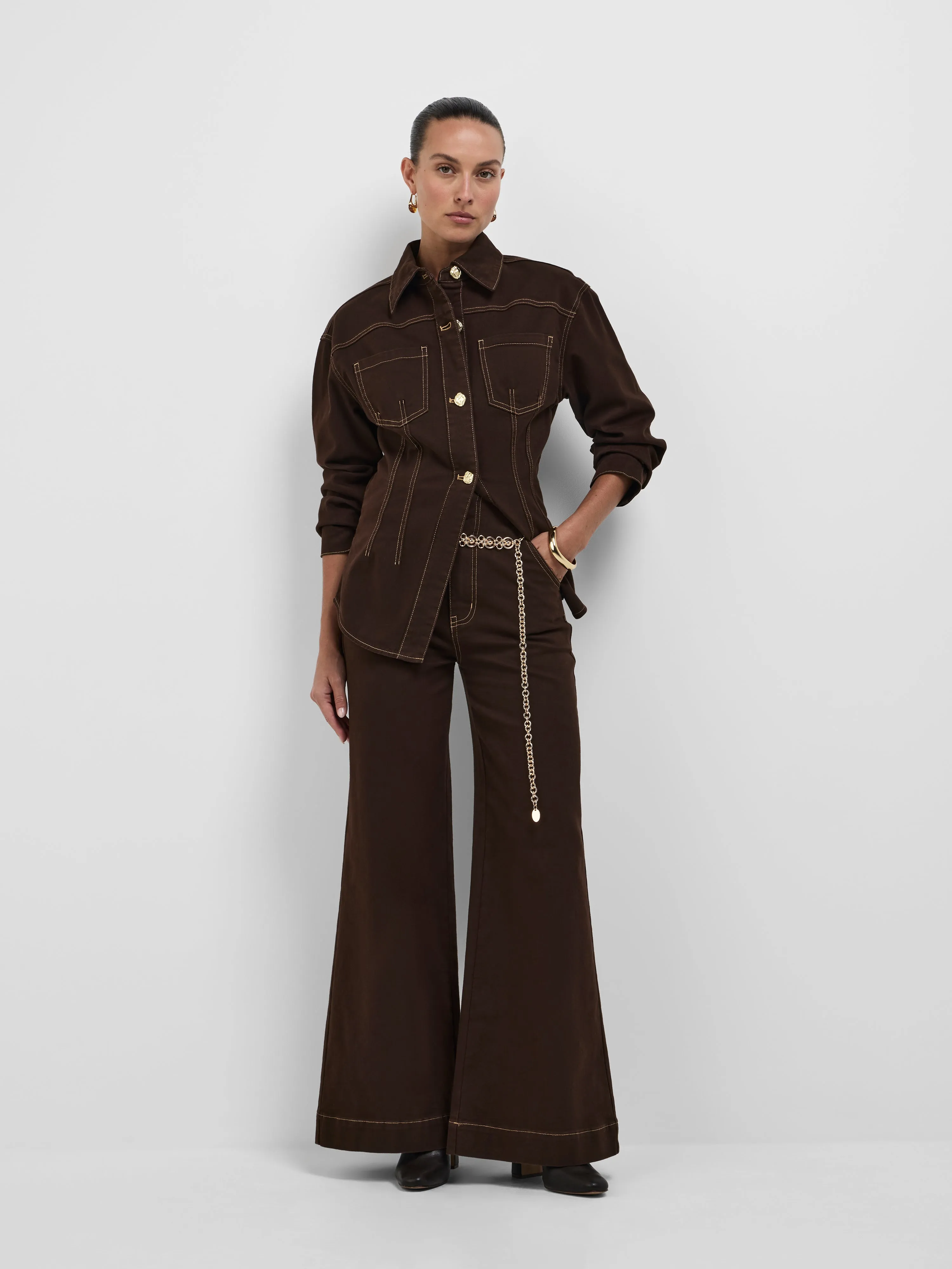 BROADWAY DENIM SHIRT sold by Sheike product image thumbnail 5