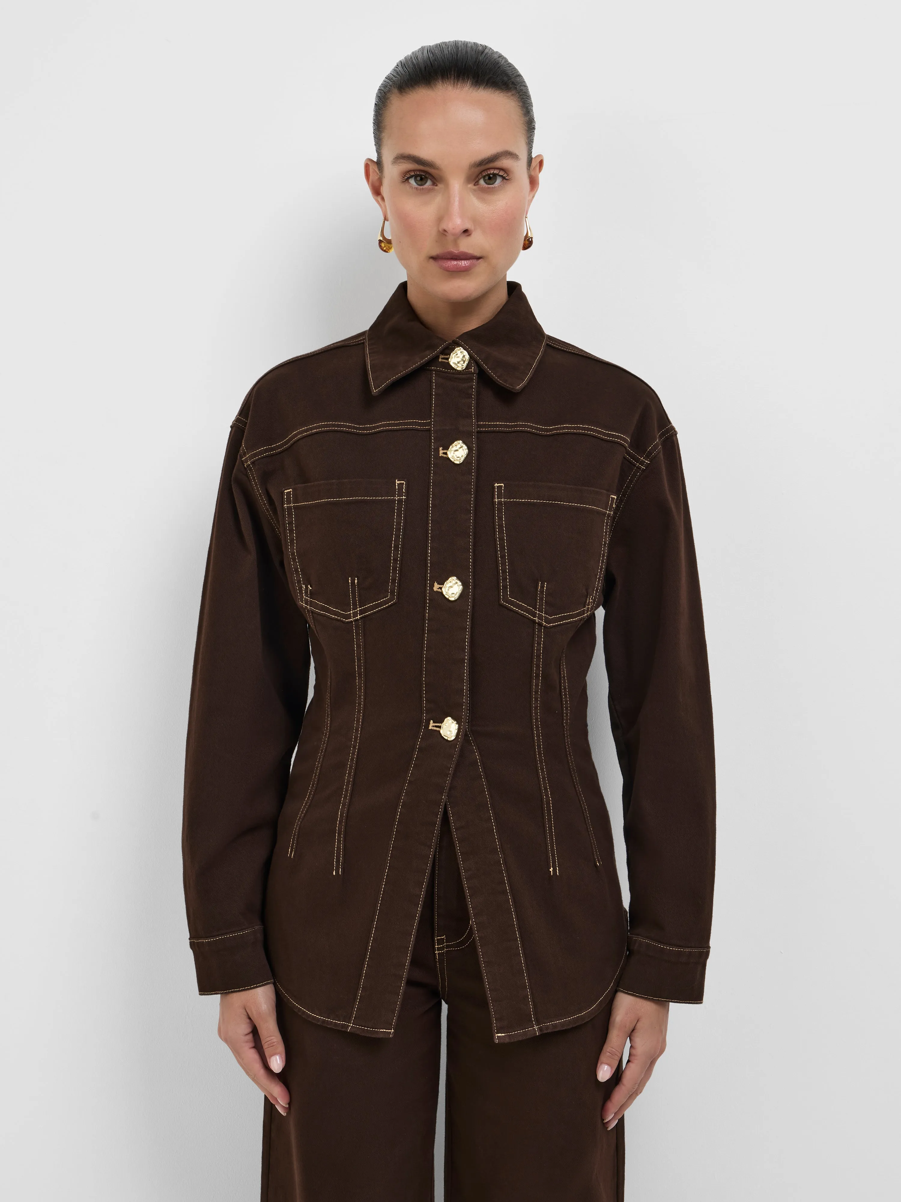 BROADWAY DENIM SHIRT sold by Sheike