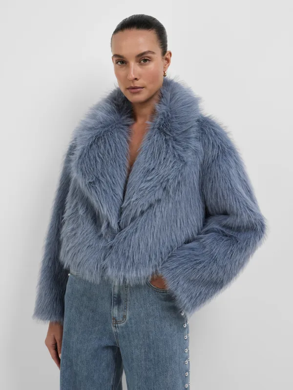 ALORA FUR JACKET made by Sheike