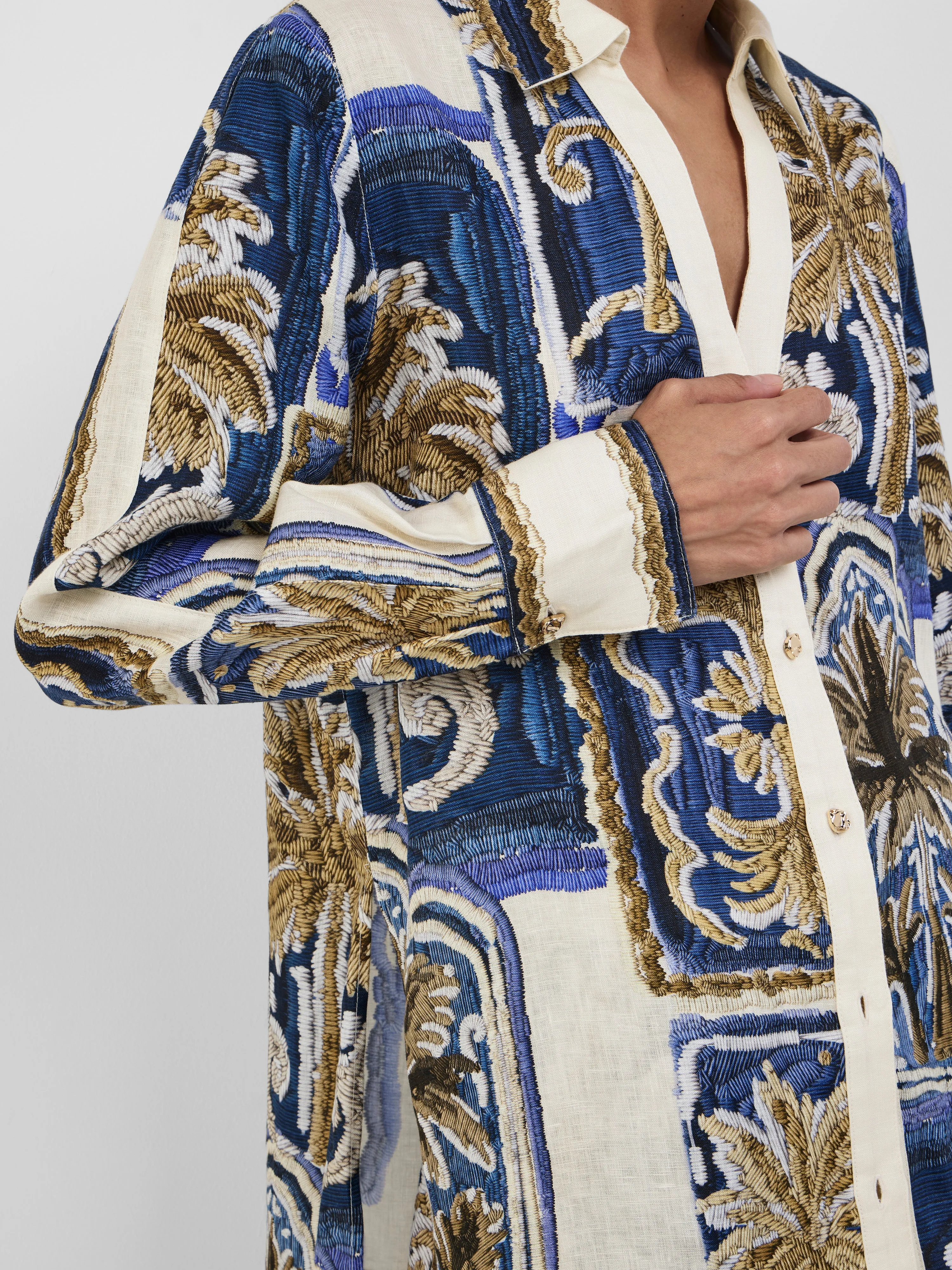 PATCHWORK PALM SHIRT sold by Sheike product image thumbnail 5