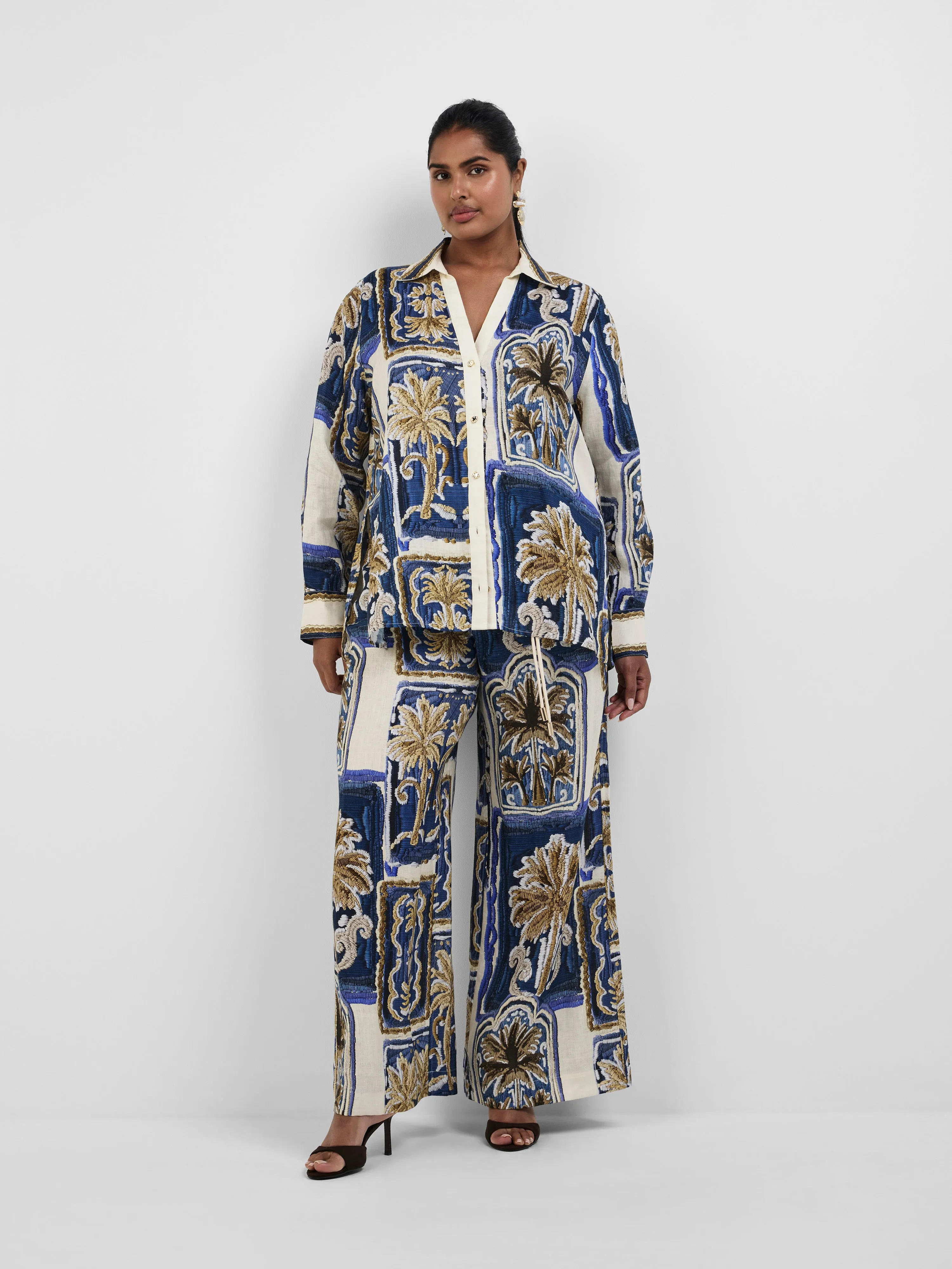 PATCHWORK PALM SHIRT sold by Sheike product image thumbnail 3