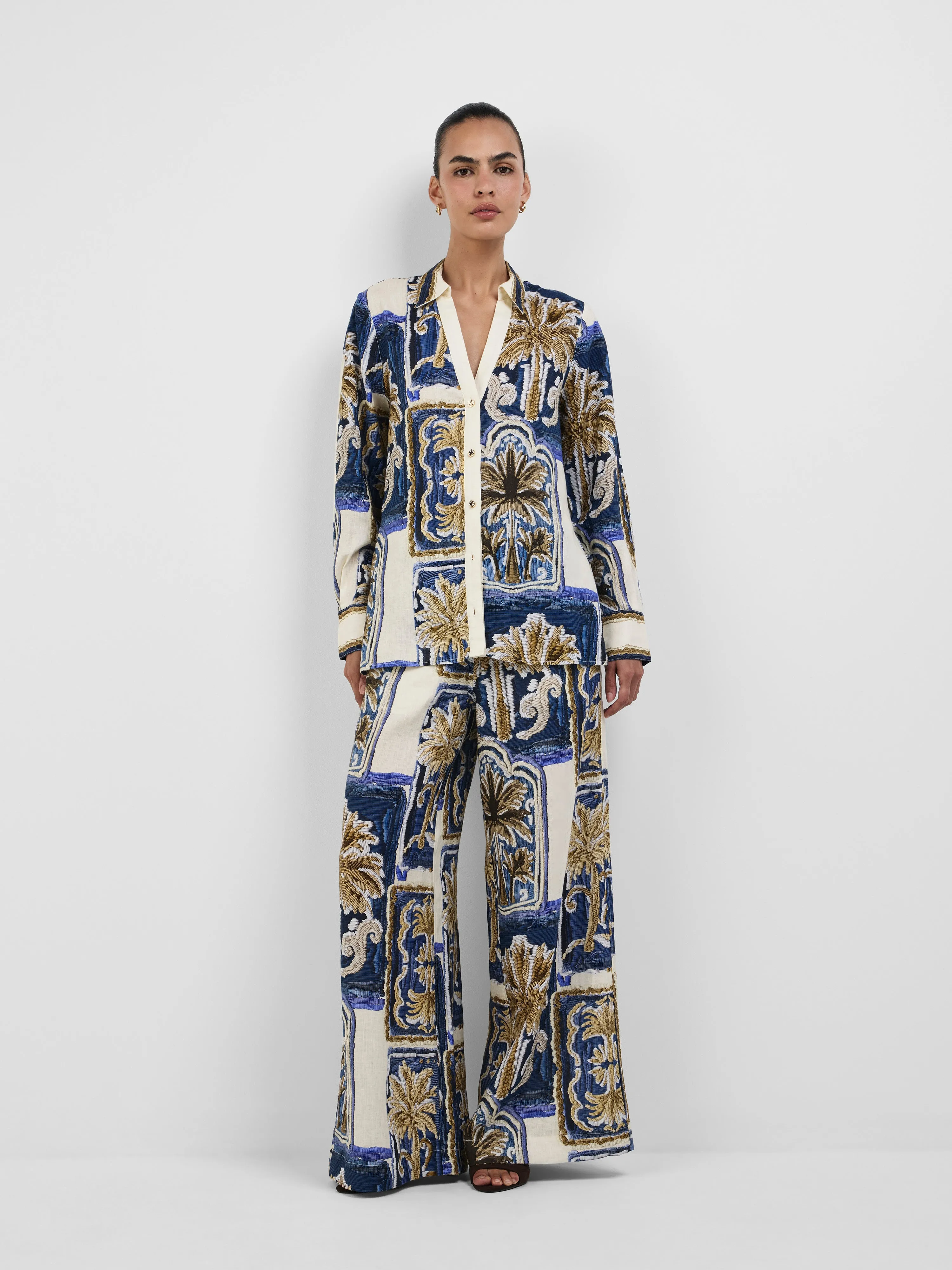 PATCHWORK PALM SHIRT sold by Sheike product image thumbnail 4