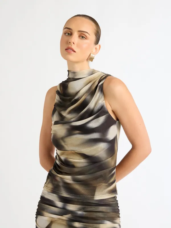 GOLD MIRAGE TOP made by Sheike