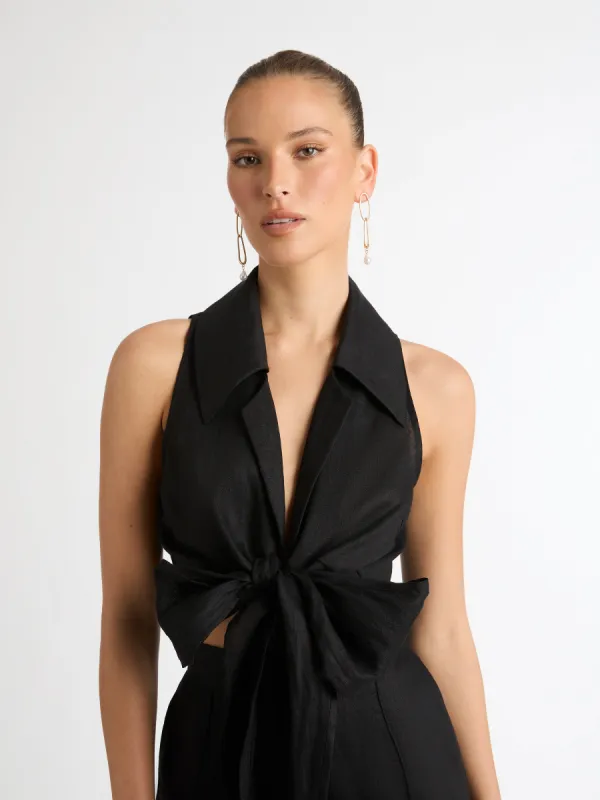 FRANKIE LINEN TOP sold by Sheike