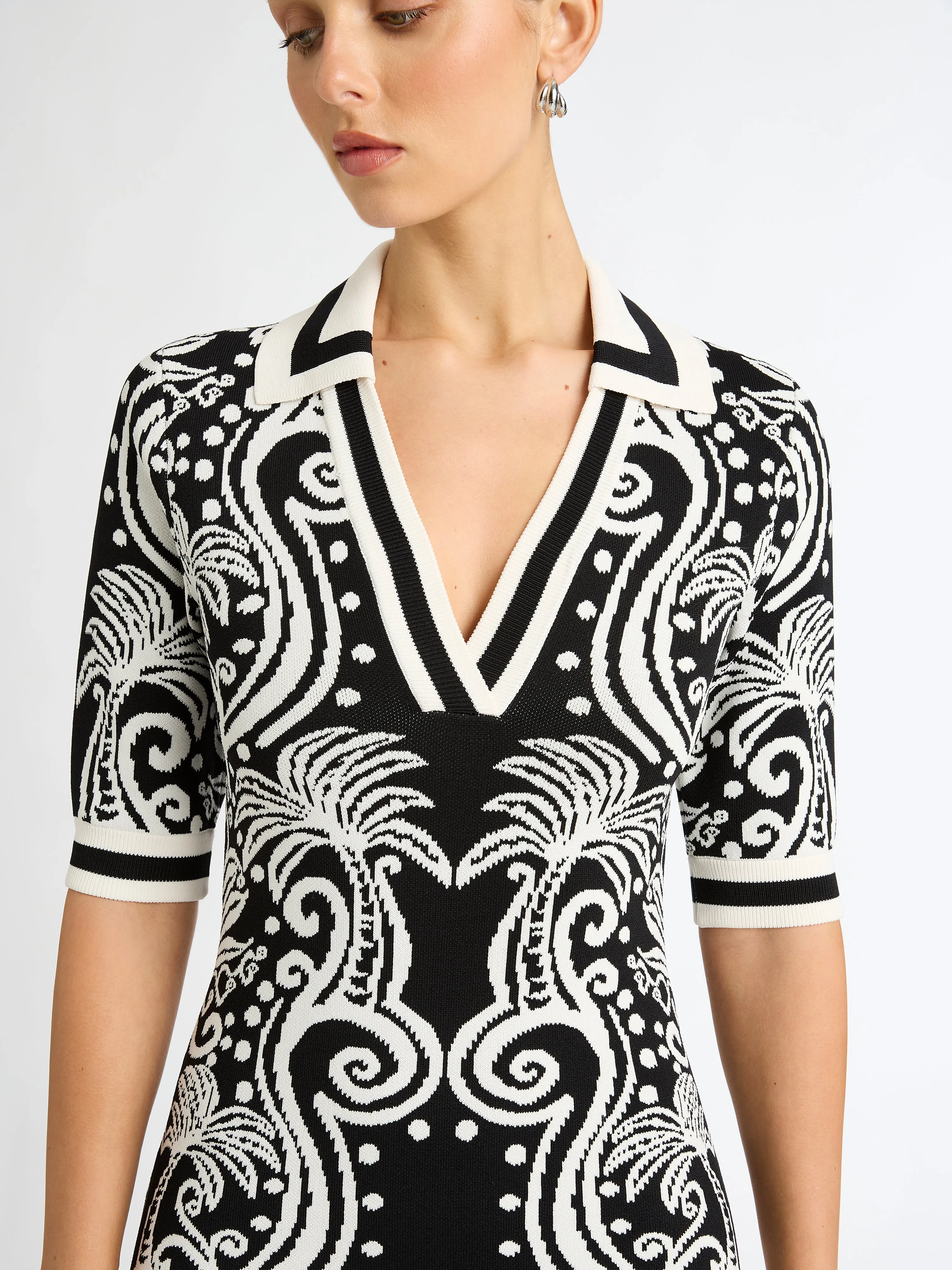 DOLCE PALMS MINI DRESS sold by Sheike product image thumbnail 2