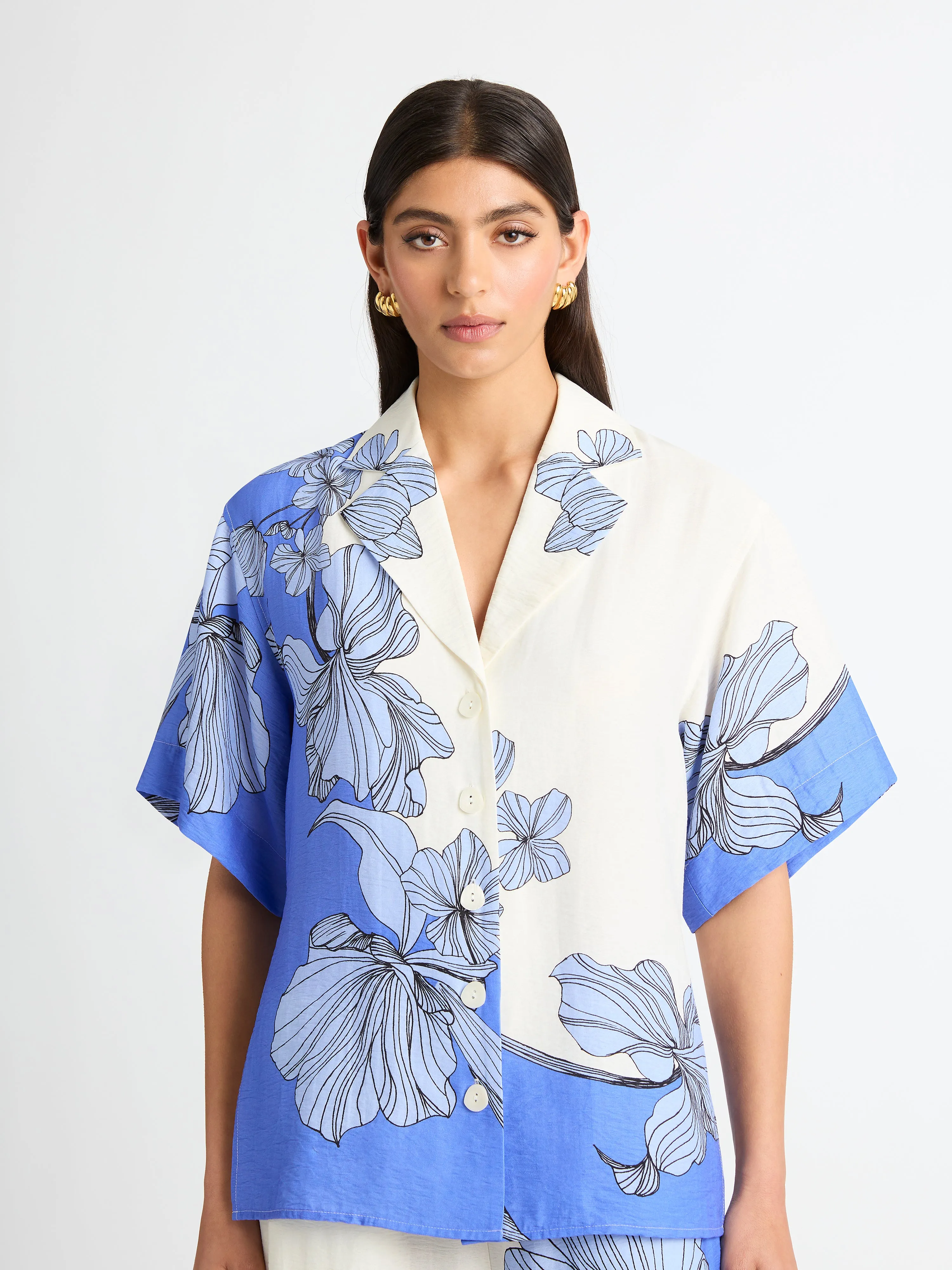 KIRA FLORAL SHIRT sold by Sheike