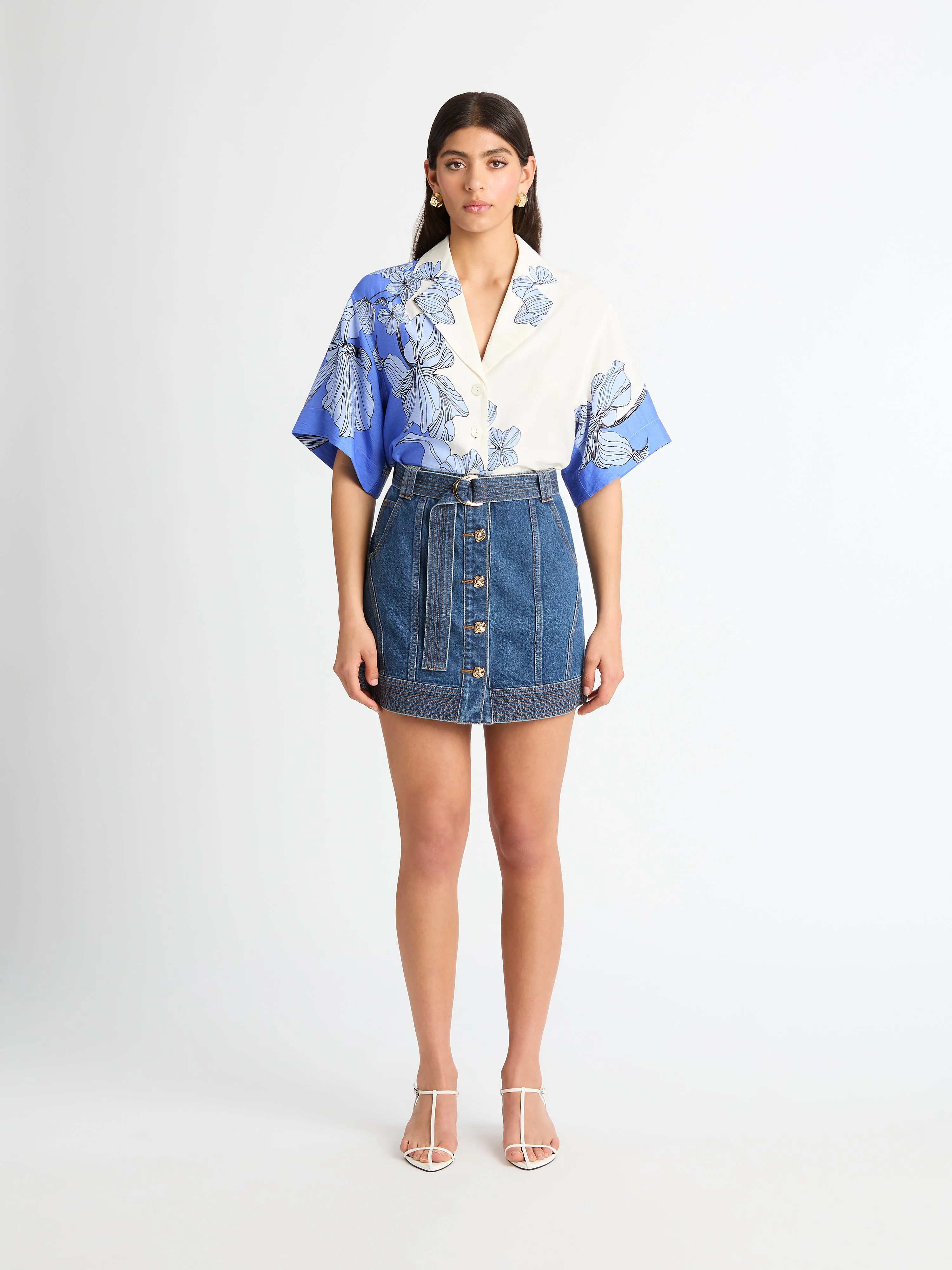 KIRA FLORAL SHIRT sold by Sheike product image thumbnail 3