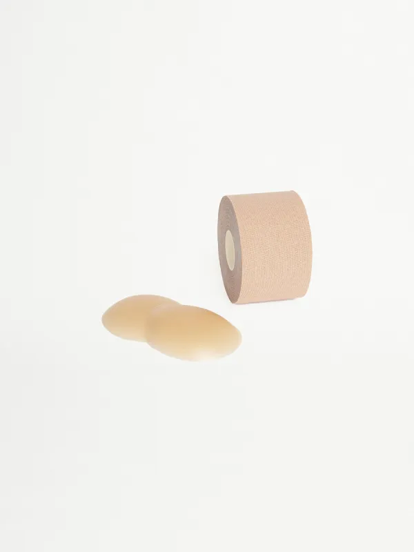 YOOBTAPE ORGANIC BUST TAPE AND NIPPLE COVER SET- 5CM WIDE sold by Sheike