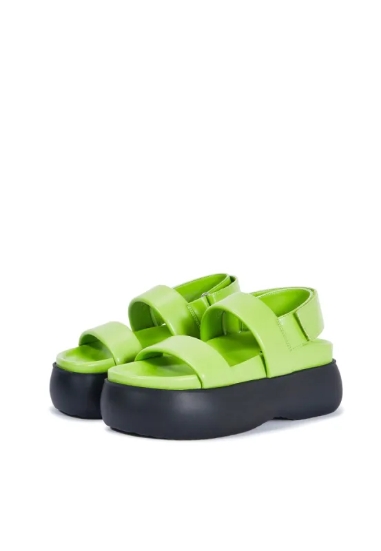 Bubbles Double Strap Platform Sandal sold by Shellys London