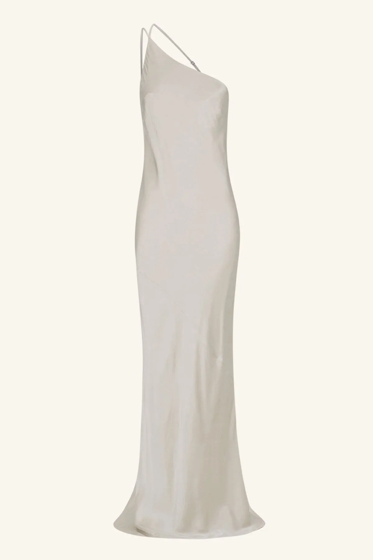 LA LUNE ONE SHOULDER COWL BACK MAXI DRESS - SILVER sold by Shona Joy product image thumbnail 5