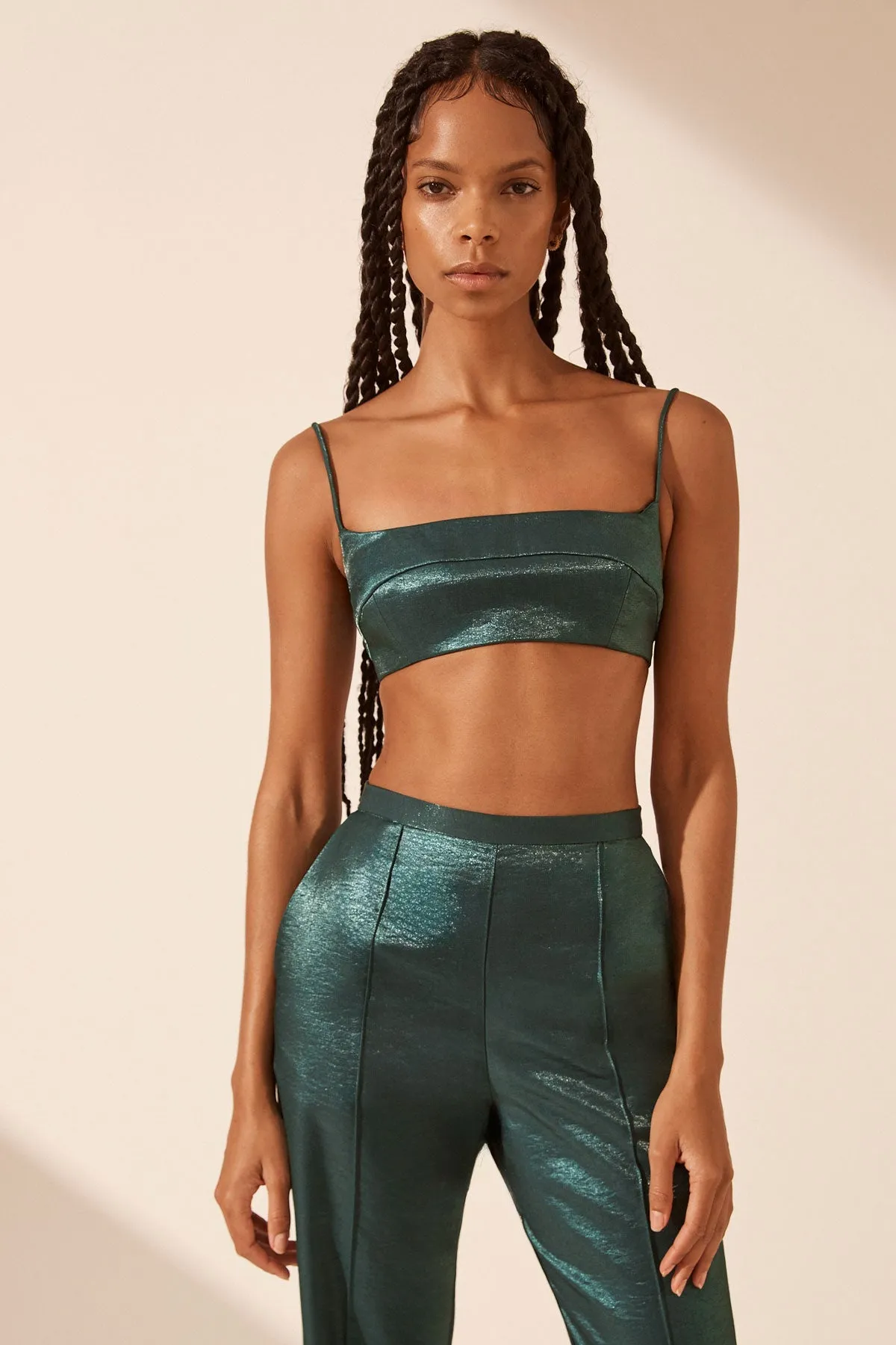 MIRAMARE SHIRRED TIE BACK BRALETTE sold by Shona Joy product image thumbnail 2