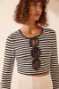 OCEANE LONG SLEEVE KEYHOLE TOP sold by Shona Joy