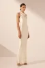 LA LUNE HIGH NECK MAXI DRESS - CREAM sold by Shona Joy