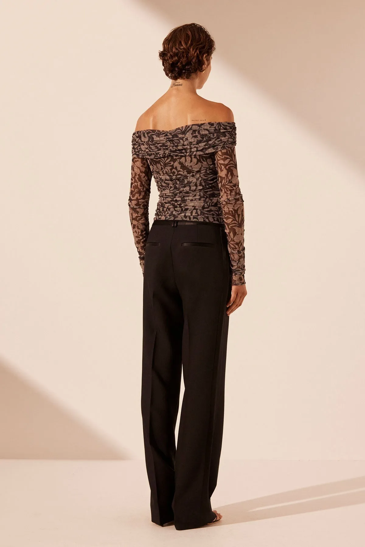 ZOE LONG SLEEVE OFF SHOULDER TOP sold by Shona Joy product image thumbnail 5