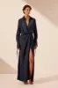 SHAE DRAPED SHIRT MAXI DRESS - AEGEAN BLUE sold by Shona Joy