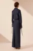 SHAE DRAPED SHIRT MAXI DRESS - AEGEAN BLUE sold by Shona Joy