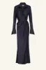 SHAE DRAPED SHIRT MAXI DRESS - AEGEAN BLUE sold by Shona Joy