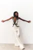 CAMILLE LACE CROSS BACK MINI DRESS - CREAM/BLACK sold by Shona Joy