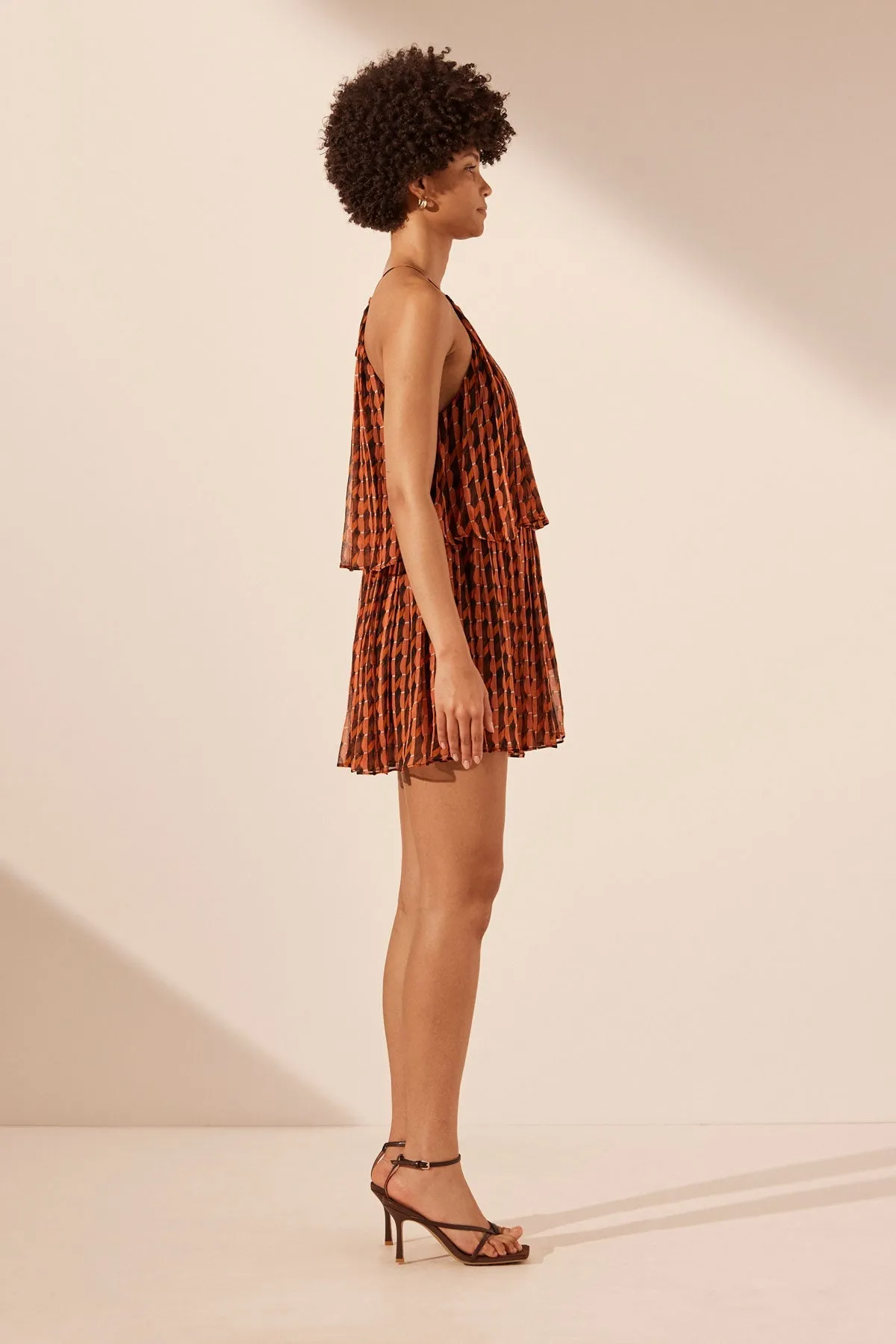 MARTINA HALTER TIERED MINI DRESS sold by Shona Joy product image thumbnail 4