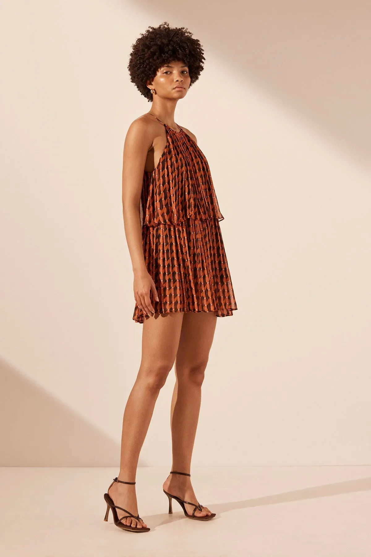 MARTINA HALTER TIERED MINI DRESS sold by Shona Joy product image thumbnail 3